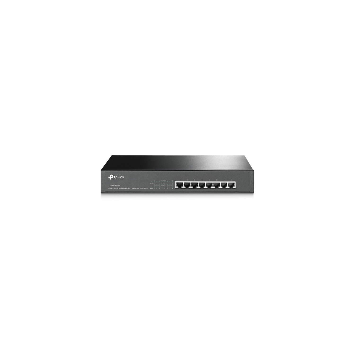 Commutateur Gigabit pour bureau/bâti à 8 ports TL-SG1008MP de TP-Link avec 8 ports PoE+