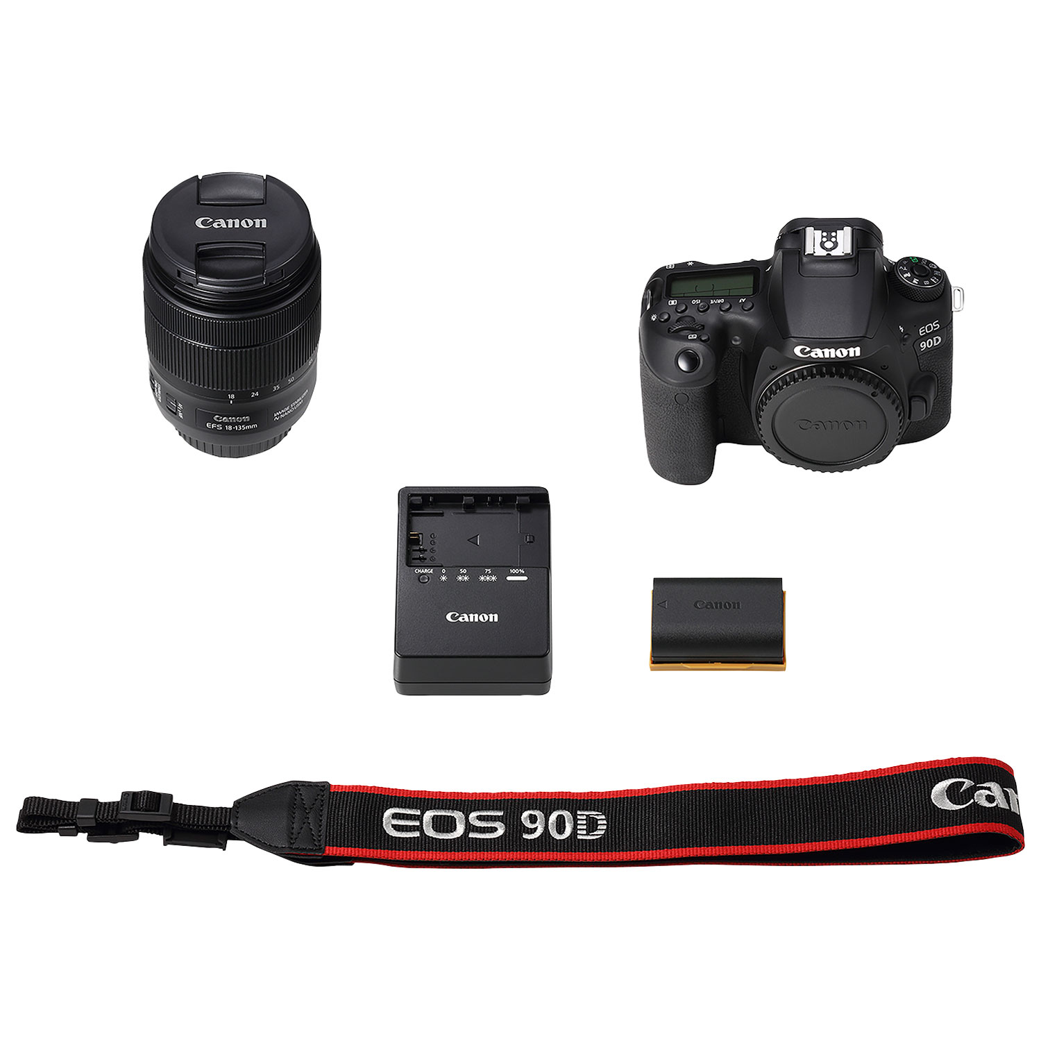 Canon EOS 90D DSLR Camera with 18-135mm IS USM Lens Kit | Best Buy