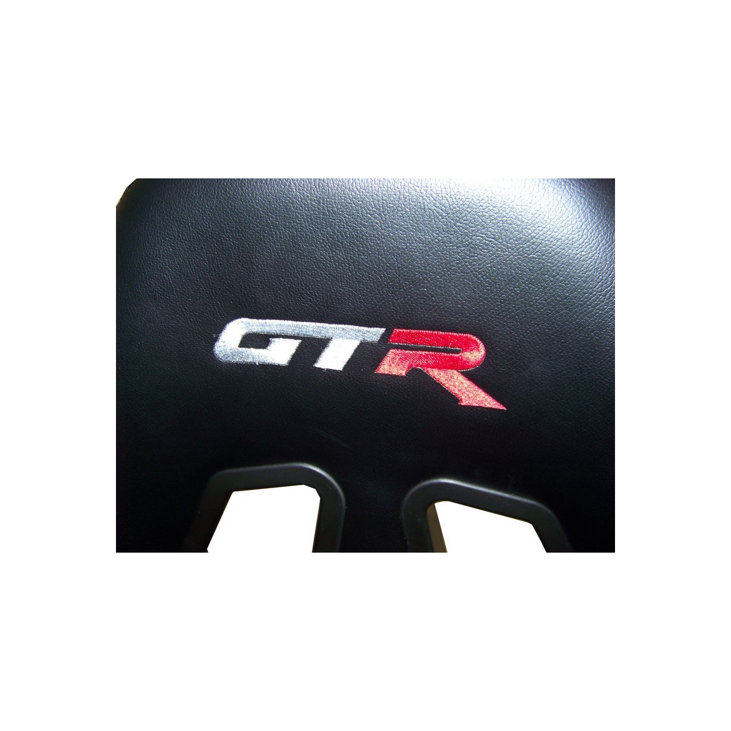 GTR Simulator GTS modèle noir vrai siège de course, cockpit de simulateur de conduite avec support de levier de vitesses