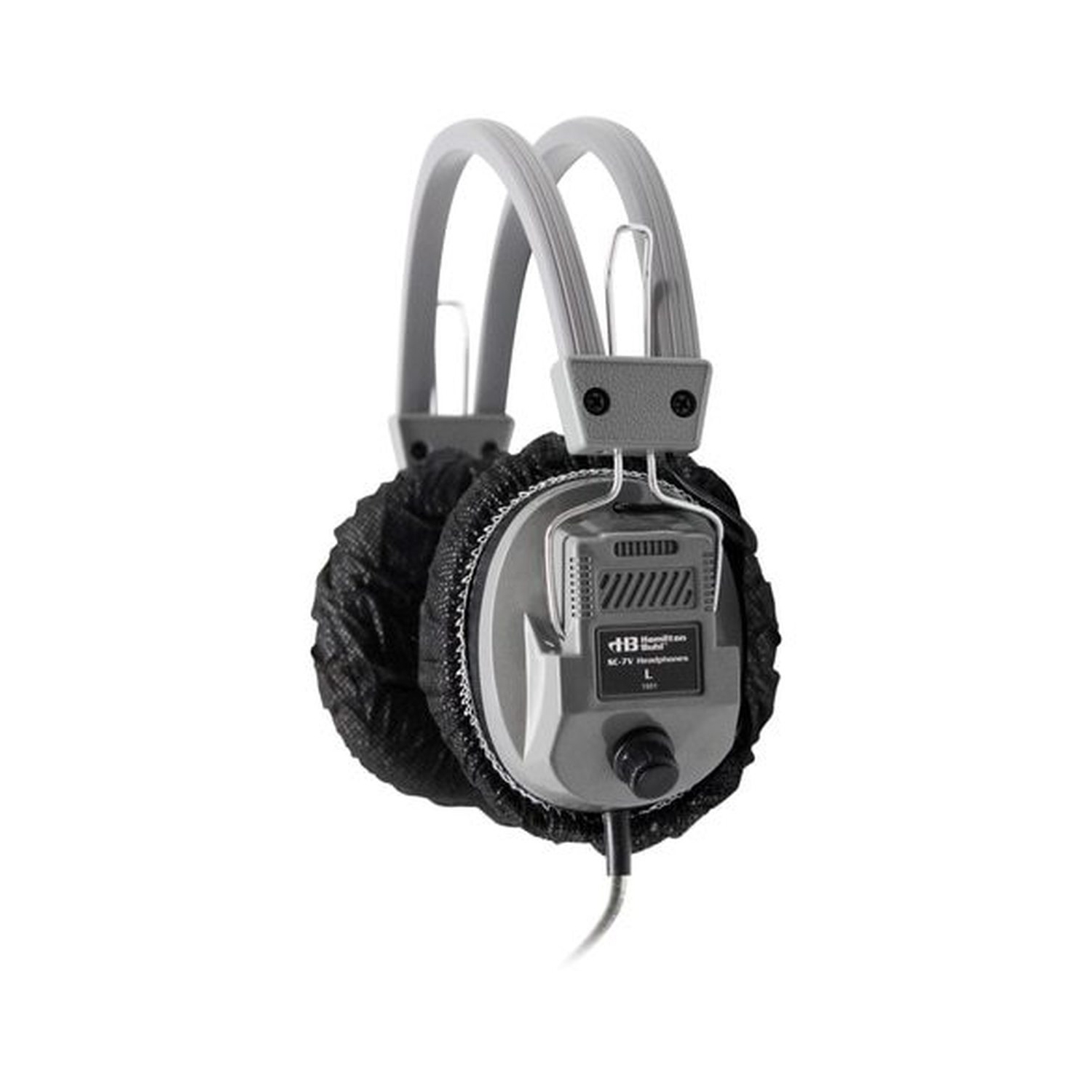 Hamiltonbuhl Sanitary Ear Cush Covers Hygenx 50 paires noires grandes