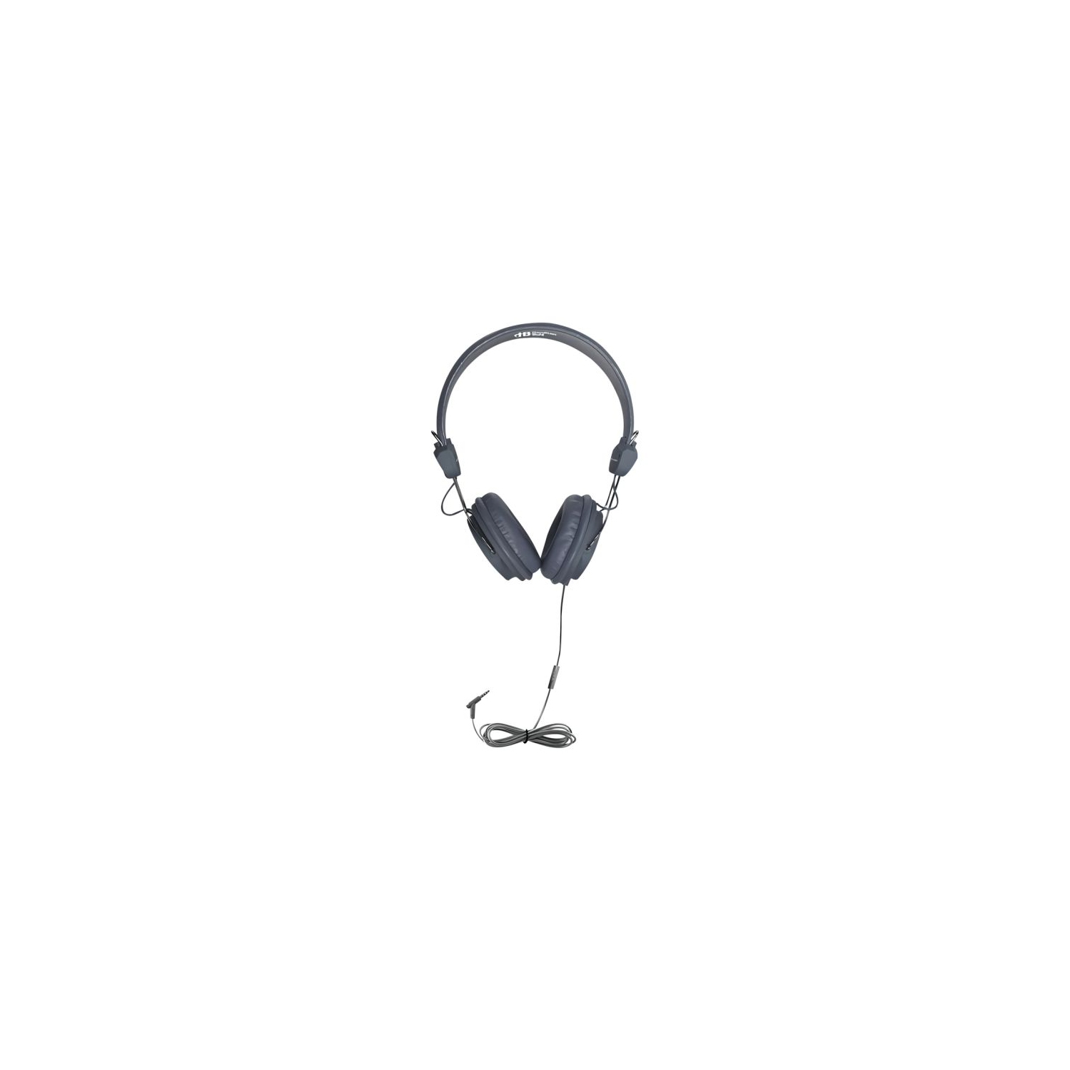 HamiltonBuhl Headset On Ear Favoritz with Mic Dura-Cord Grey 3.5mm