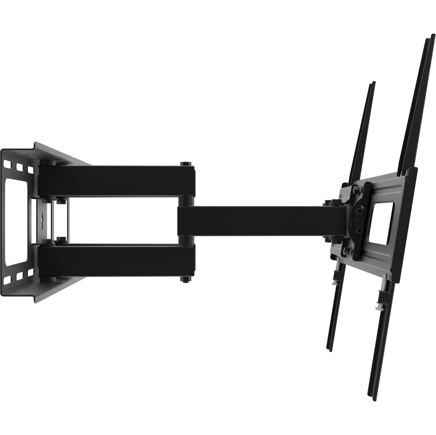 Support mural articulé pour téléviseur de 26 à 55 po supportant jusqu'à 88 lb, VESA maximal 600 et clous en bois muraux de 12 à 16 po