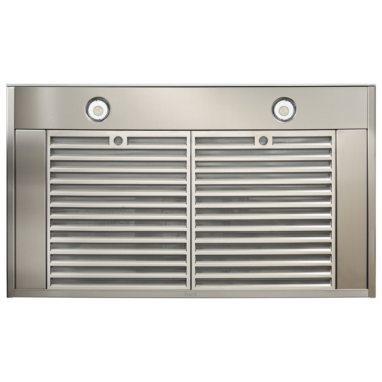 Hotte murale de 36 po de Best - Acier inoxydable avec verre