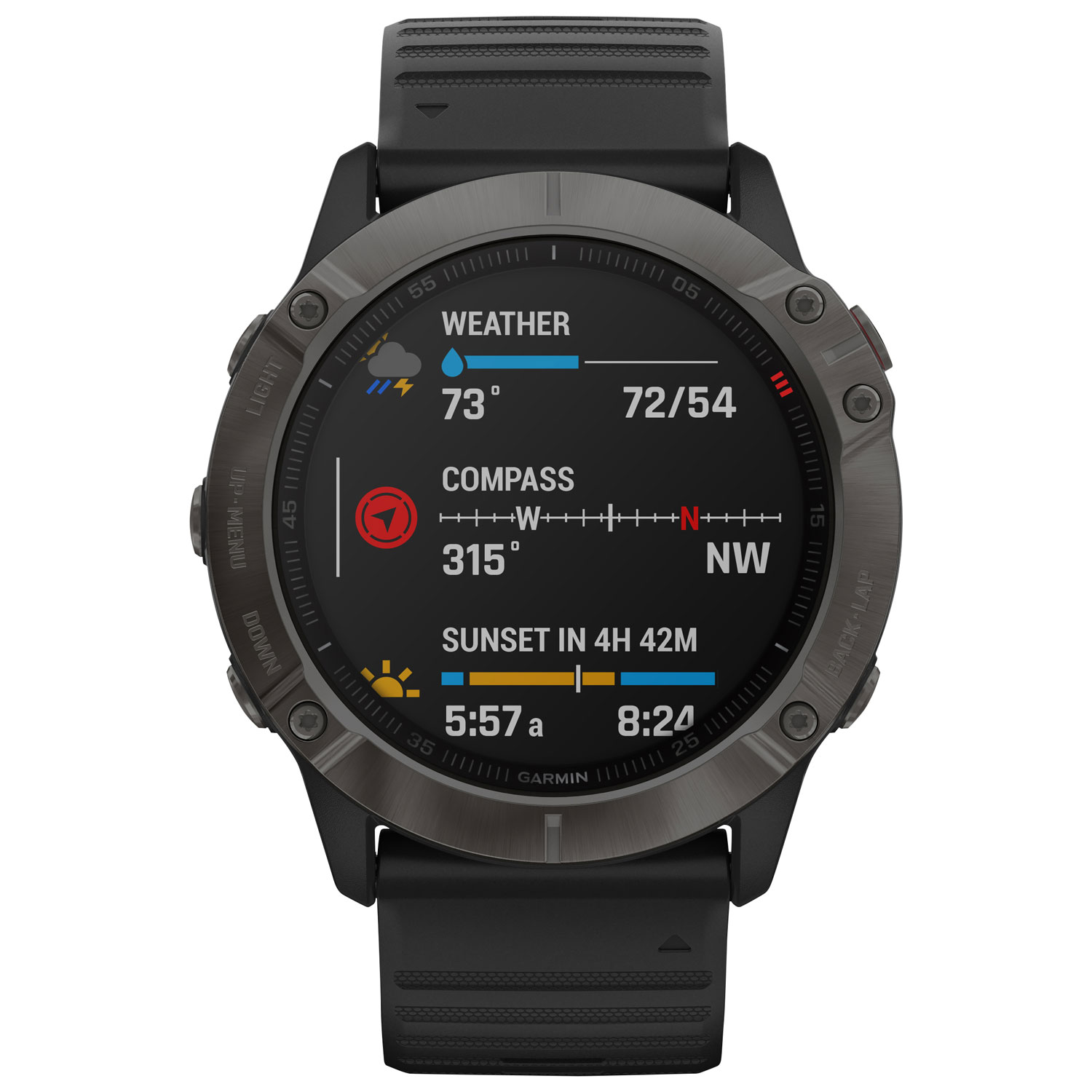 Garmin fenix 6X Sapphire 51mm Multisport GPS Watch with Heart Rate