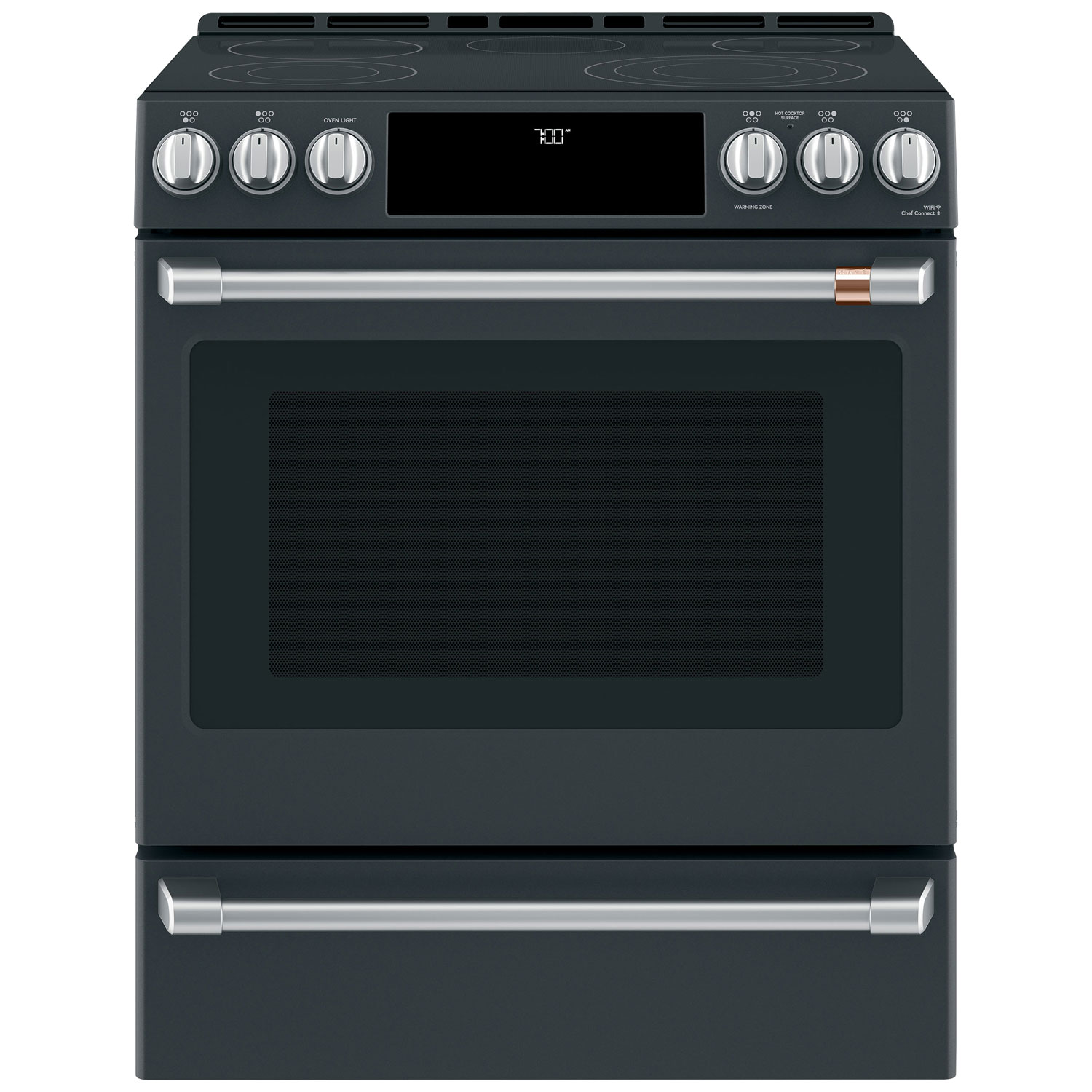 Café 8-Piece Electric Cooktop Handle Kit - Brushed Stainless