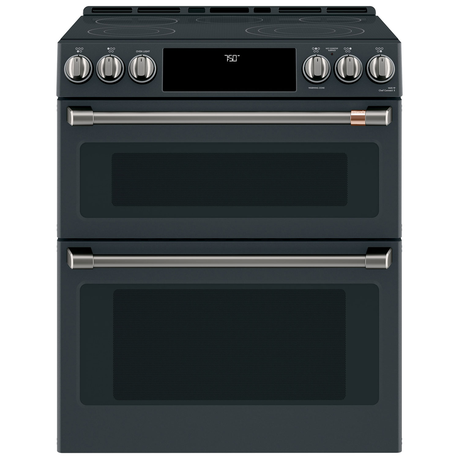 Café 8-Piece Electric Cooktop Handle Kit - Brushed Black