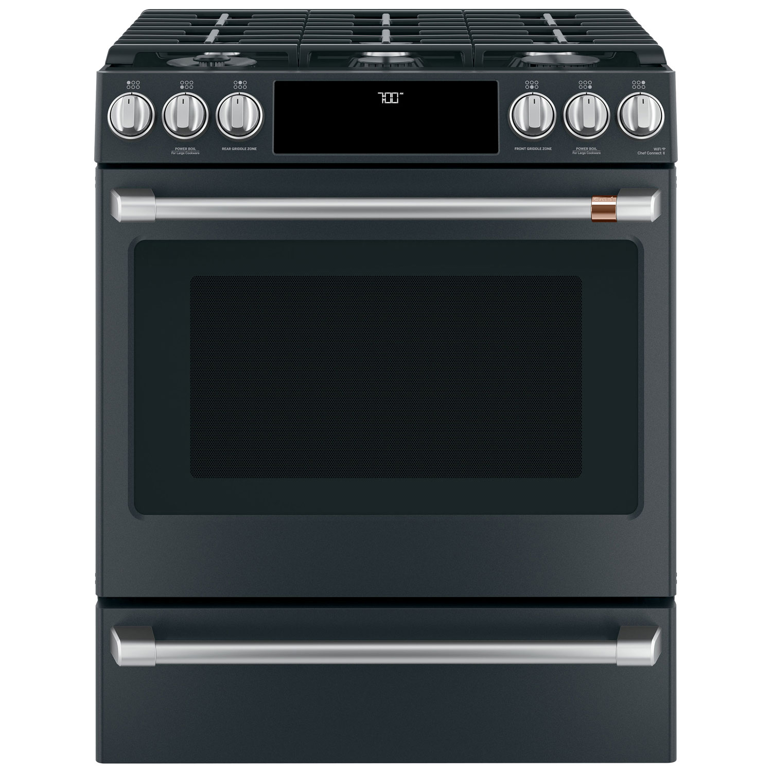 Café 8-Piece Gas Cooktop Handle Kit - Brushed Stainless