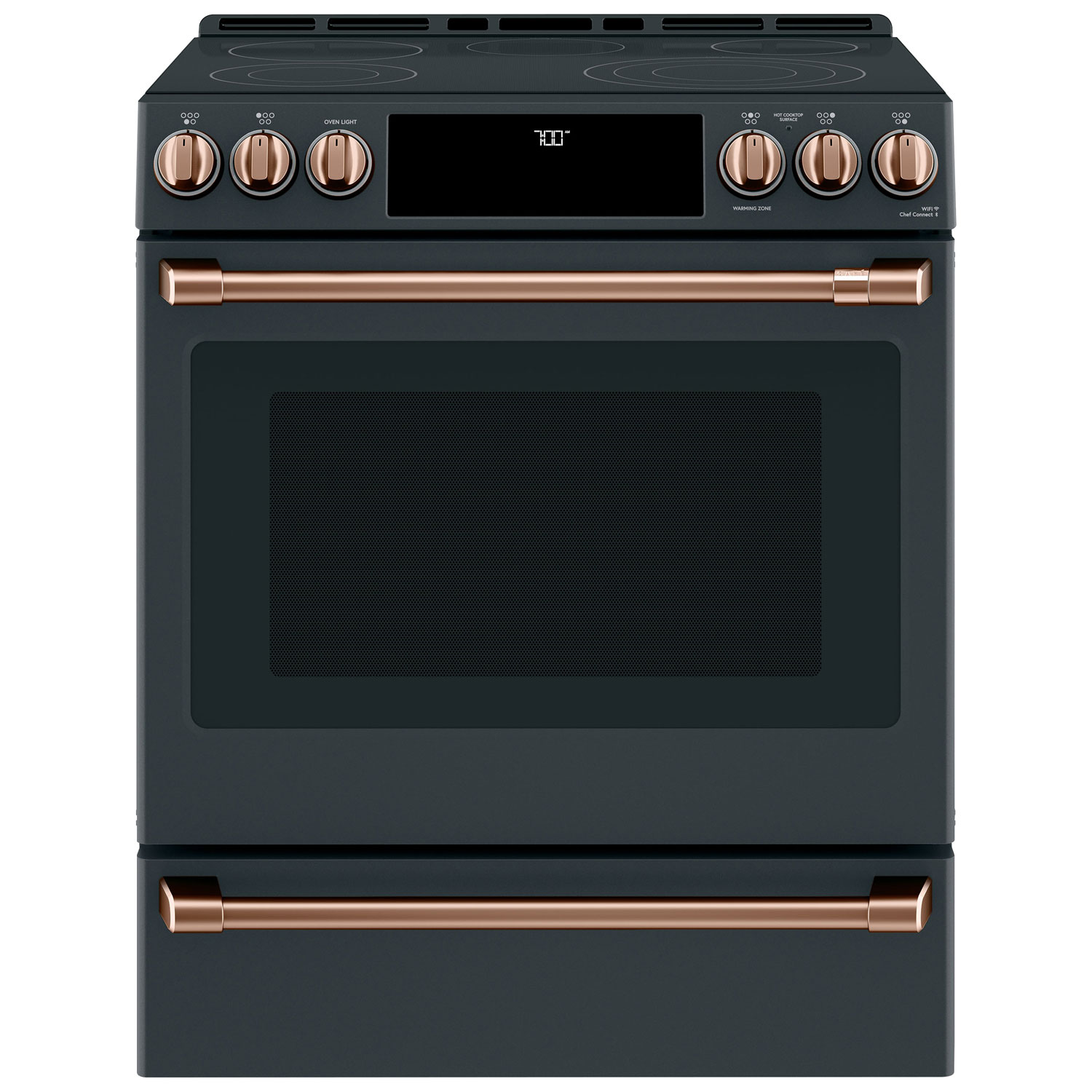 Café 8-Piece Electric Cooktop Handle Kit - Brushed Copper