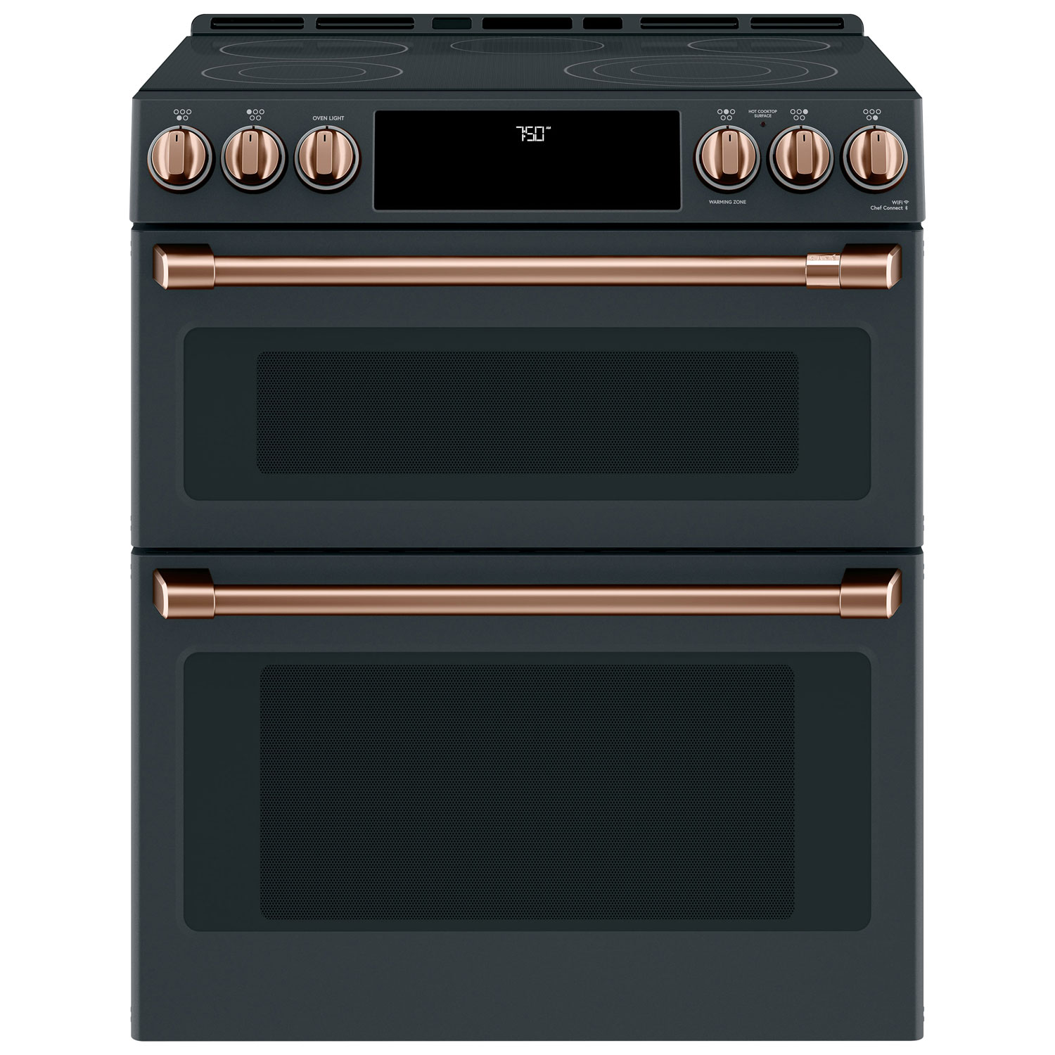 Café 8-Piece Electric Cooktop Handle Kit - Brushed Copper