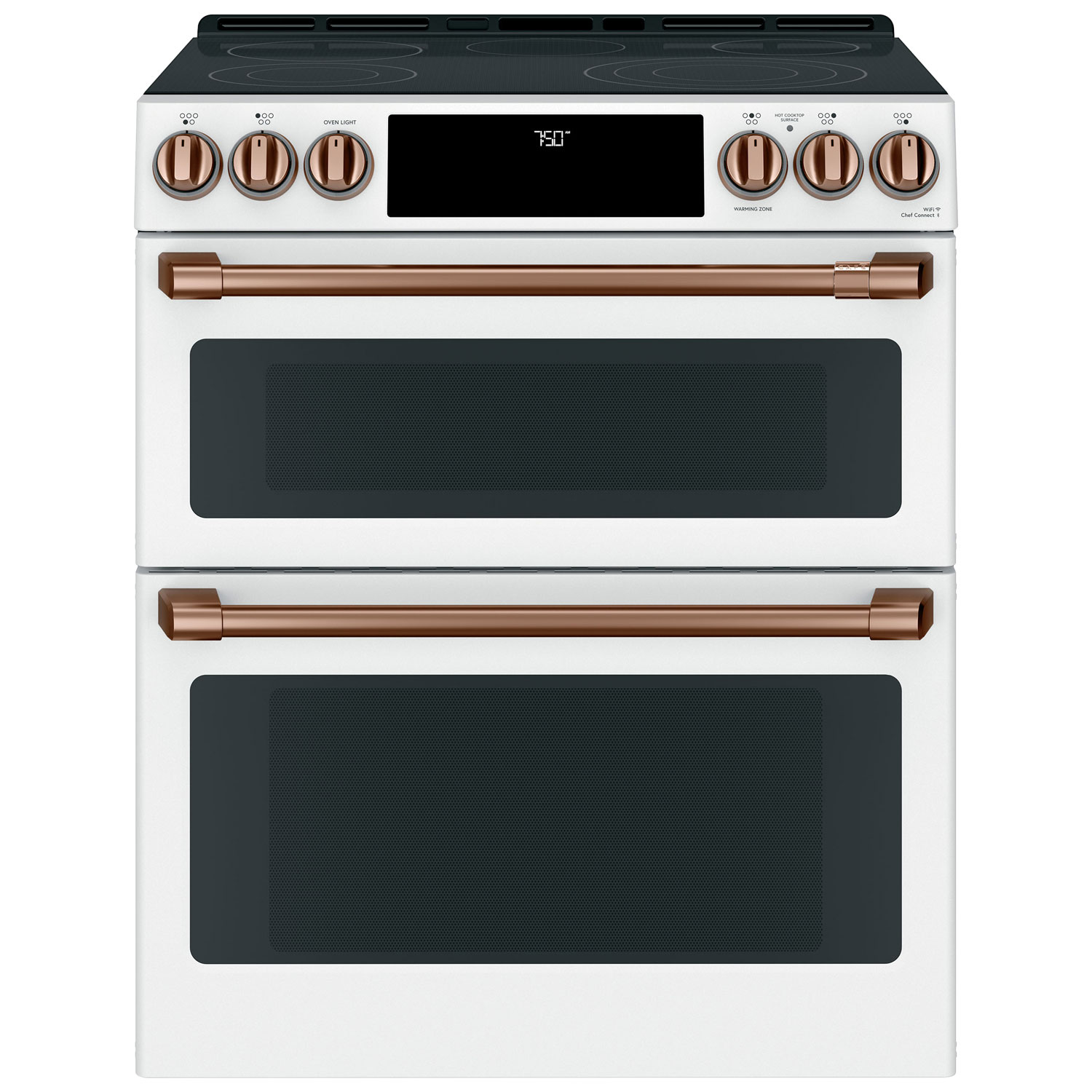 Café 8-Piece Electric Cooktop Handle Kit - Brushed Copper