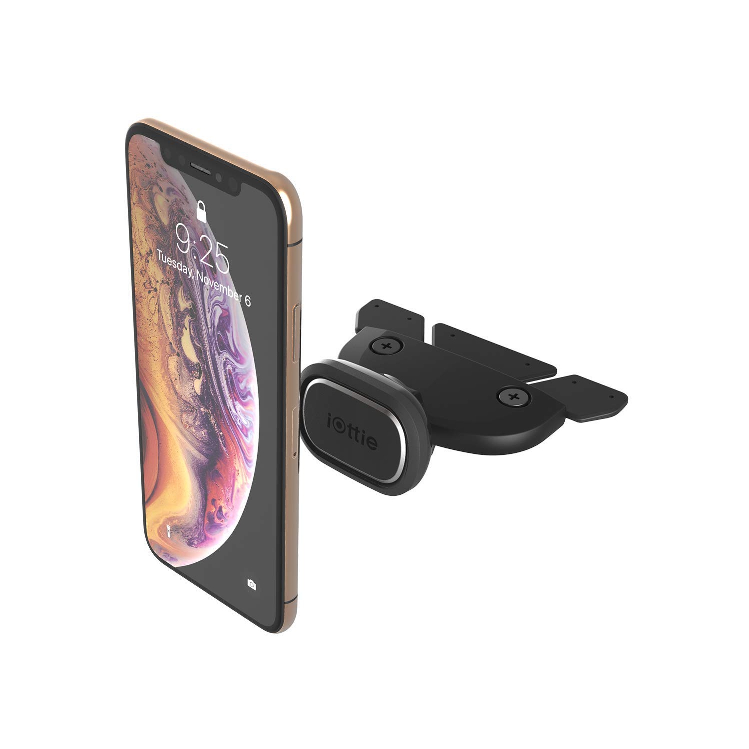 IOttie - fixation magnétique pour bouche d’air iTap 2, noire universelle