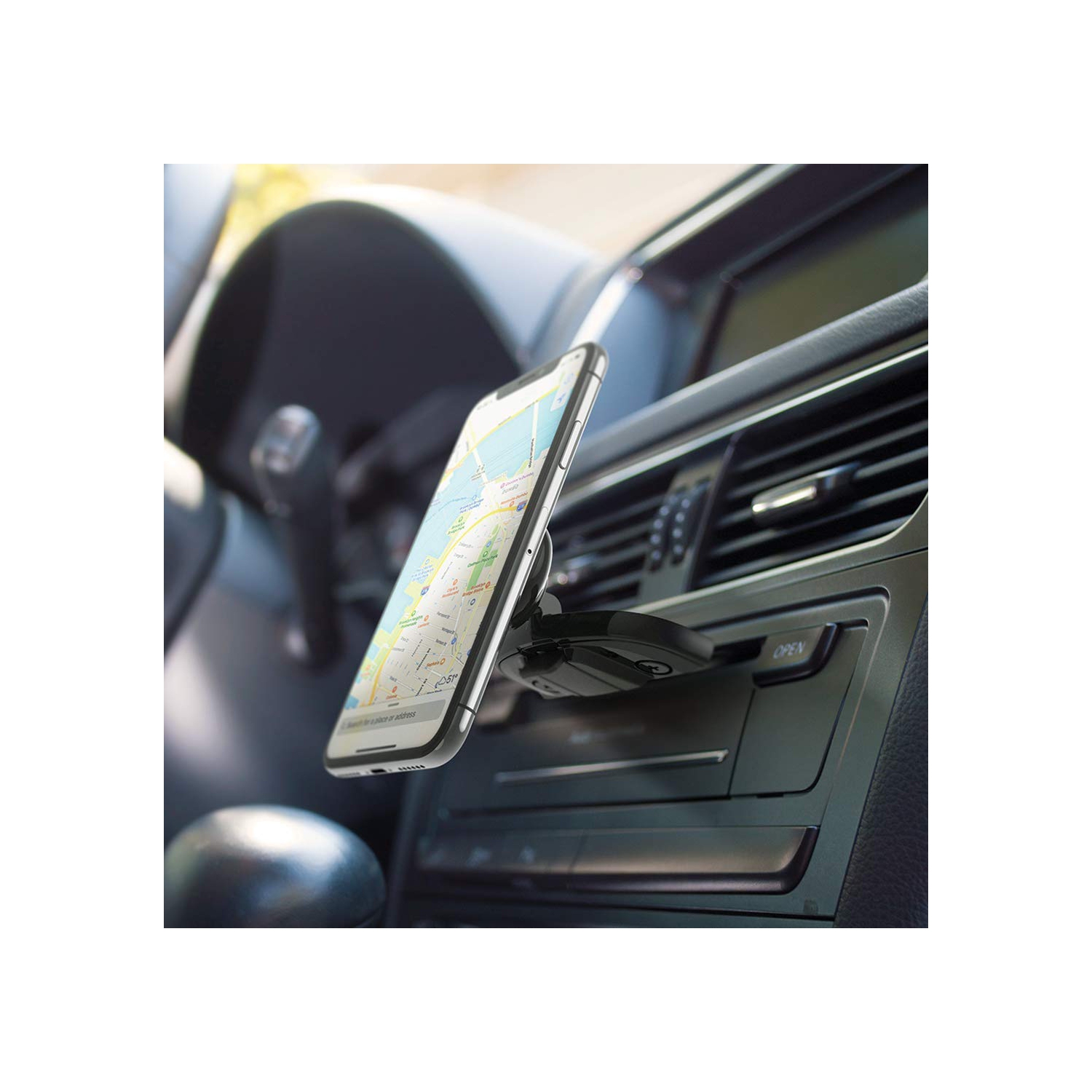 IOttie - fixation magnétique pour bouche d’air iTap 2, noire universelle