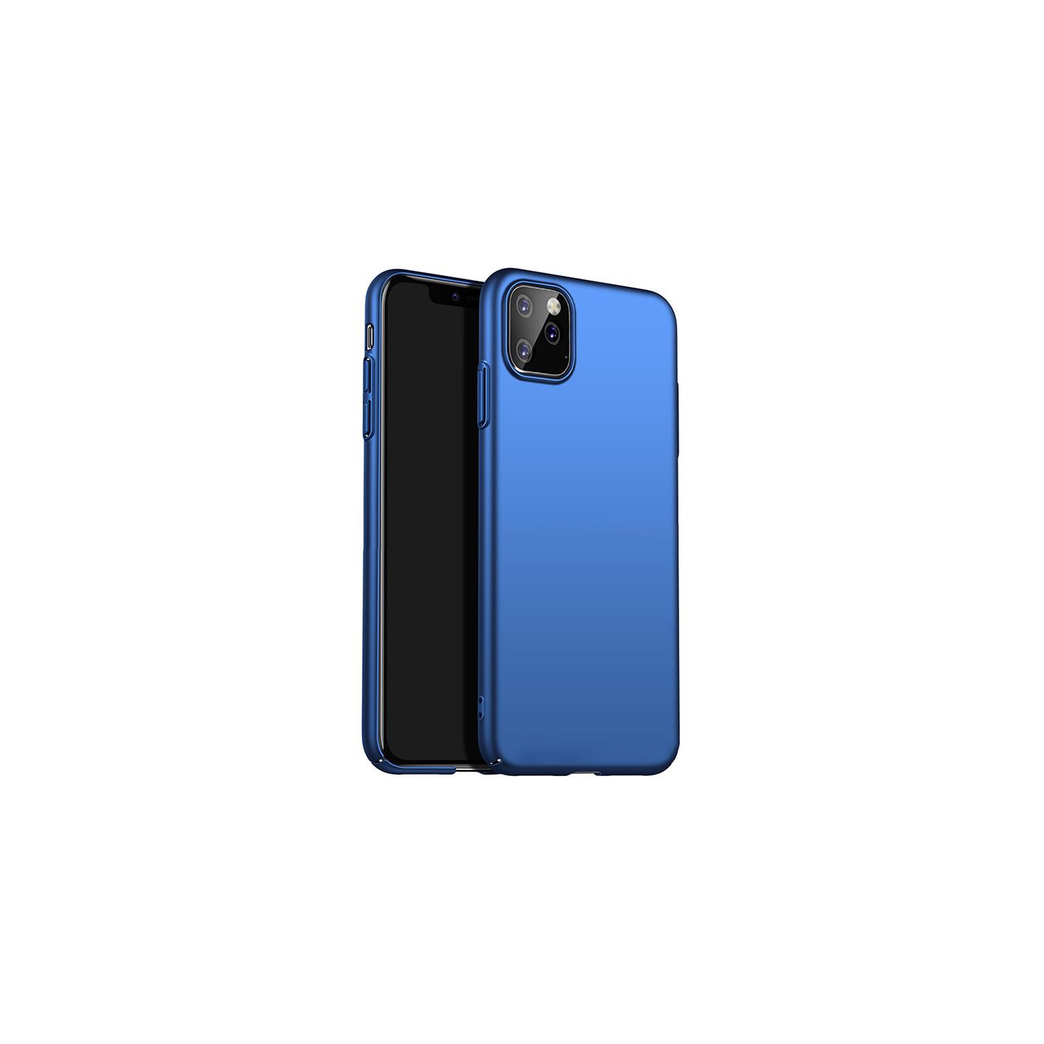 Étui rigide bleu marine métallique PANDACO pour iPhone 11 Pro