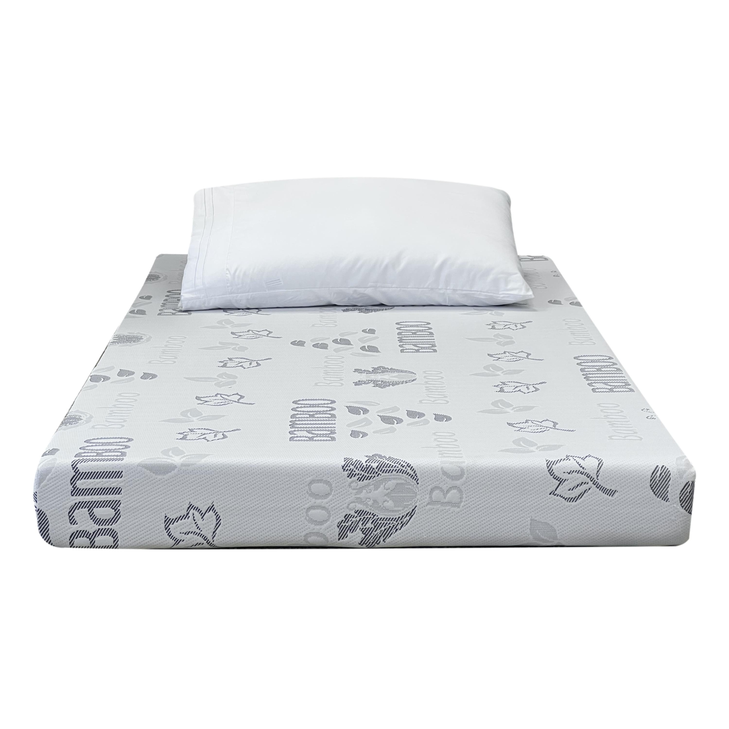 ViscoLogic ECONO Flip able Reversible Foam Mattress with Cover Good for Kids or Guests