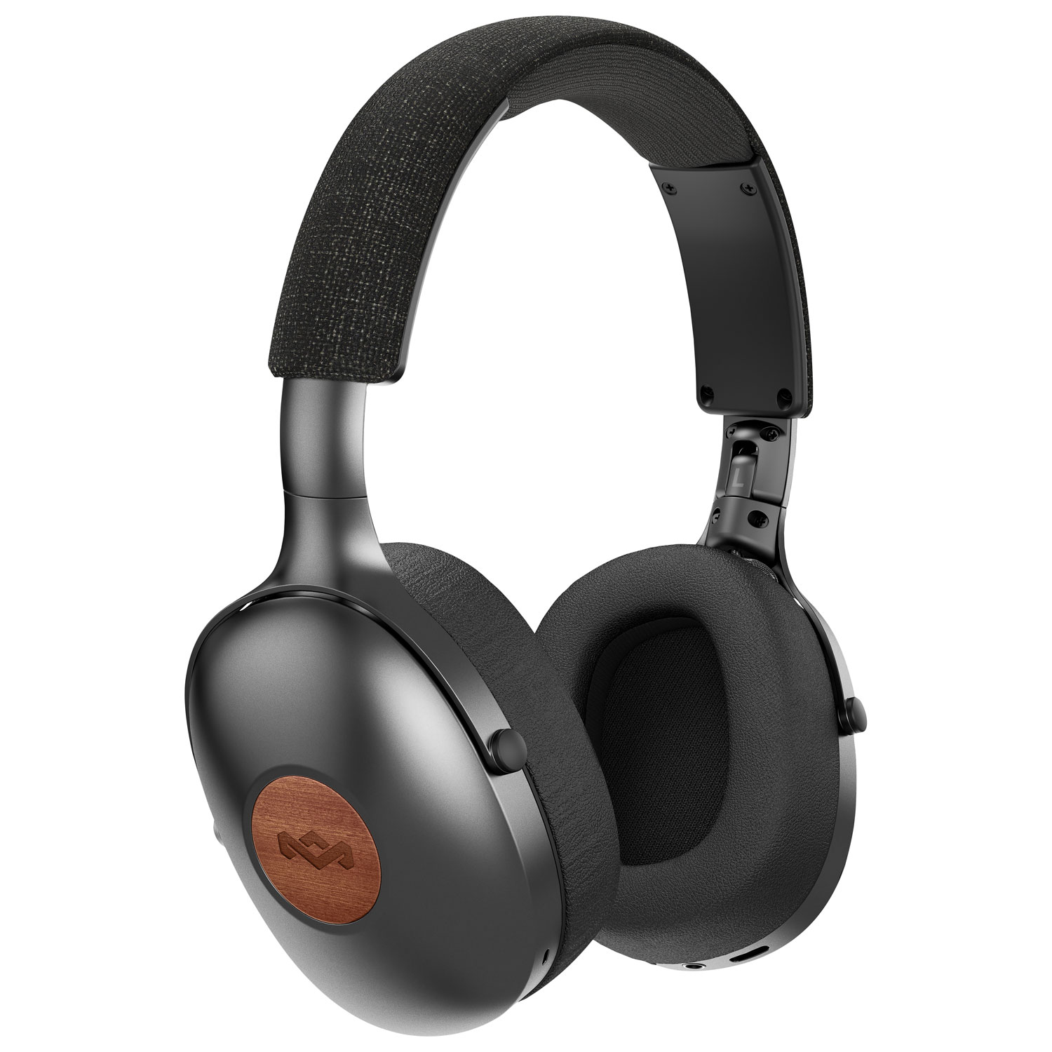 House of Marley Positive Vibration XL Over-Ear Bluetooth Headphones - Black