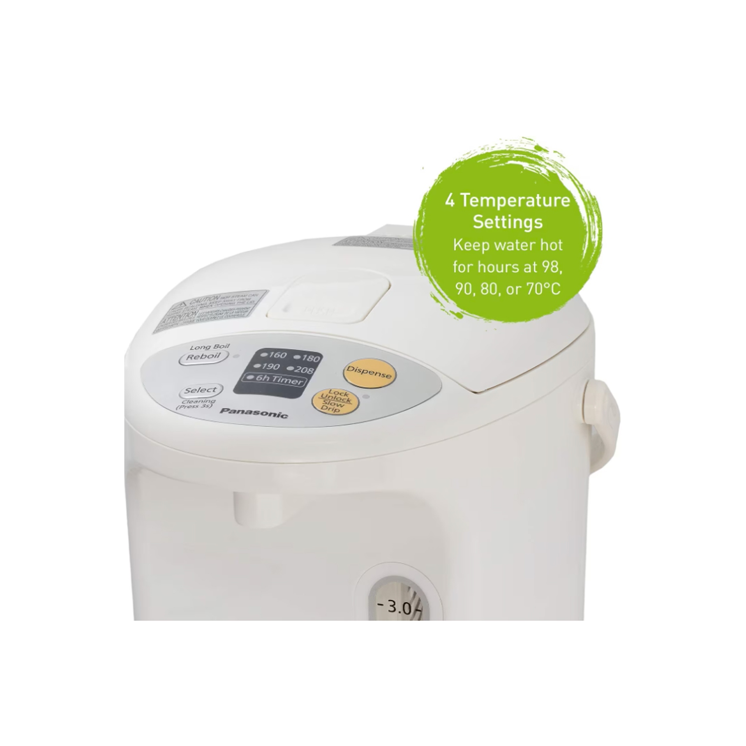 Open Box -Panasonic Electric Thermo Pot Hot Water Boiler Dispenser NC-EG4000
