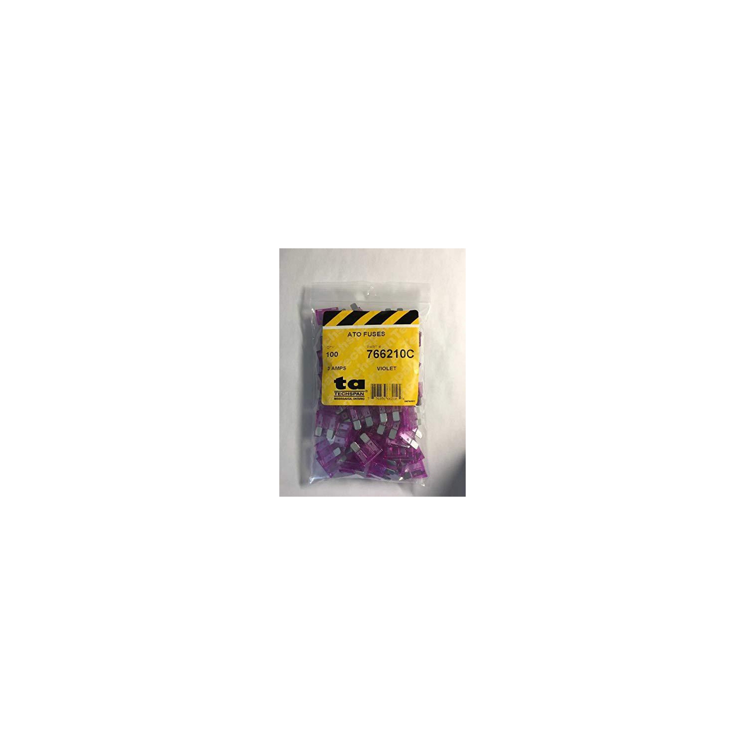 Techspan 3 amps ATO fuses - Pack of 100