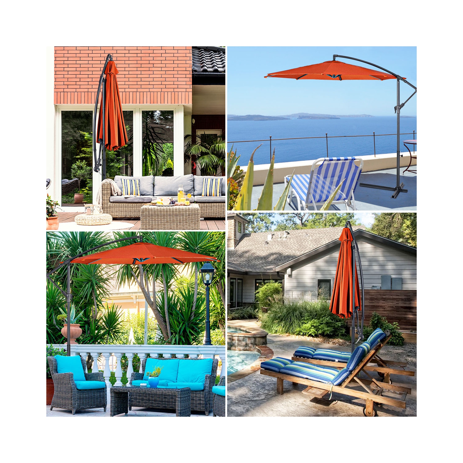 Parasol déporté 305cm