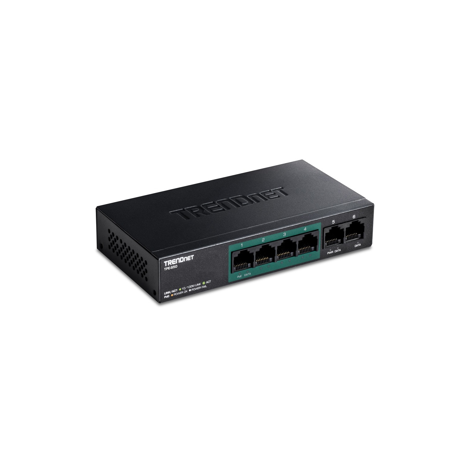 TRENDnet 6-Port Fast Ethernet PoE+ Switch