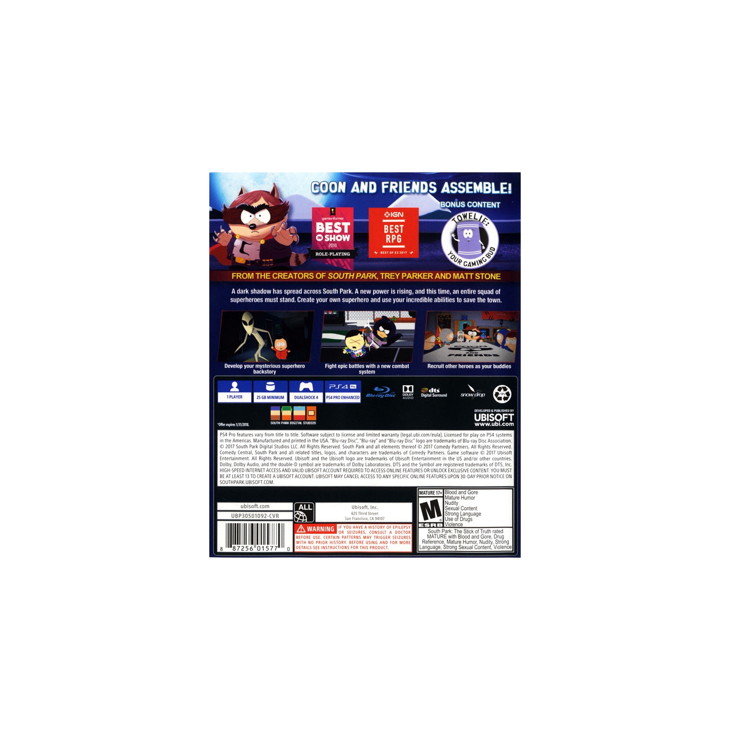 South Park : The Fractured but Whole [PlayStation 4]