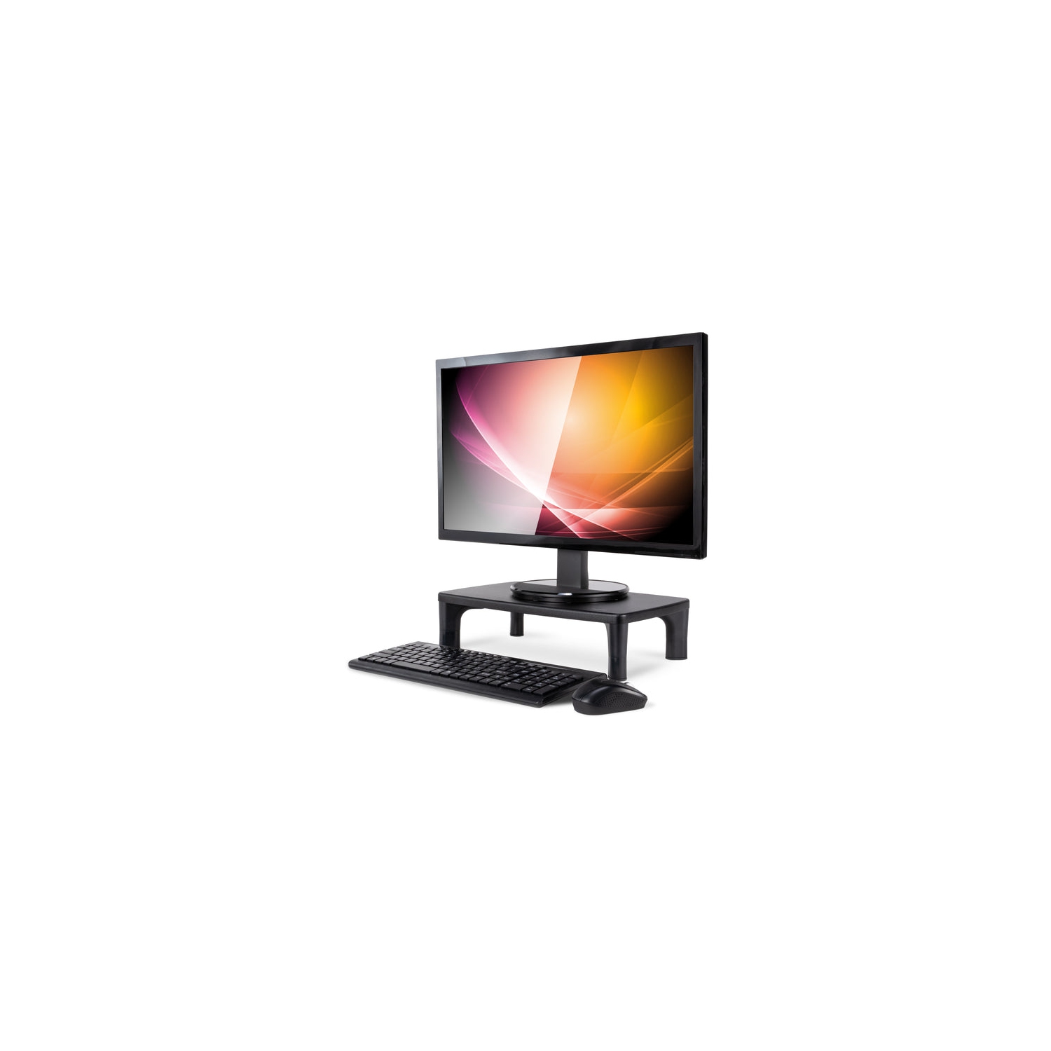 Support de moniteur réglable Allsop Hi-Lo - Noir