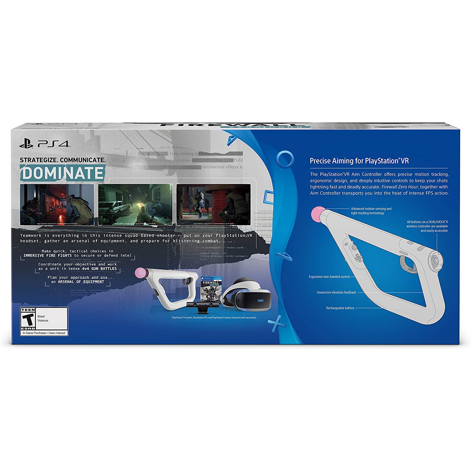 Manette de visée pour PlayStation VR - Ensemble Firewall Zero Hour - PSVR [PlayStation 4]
