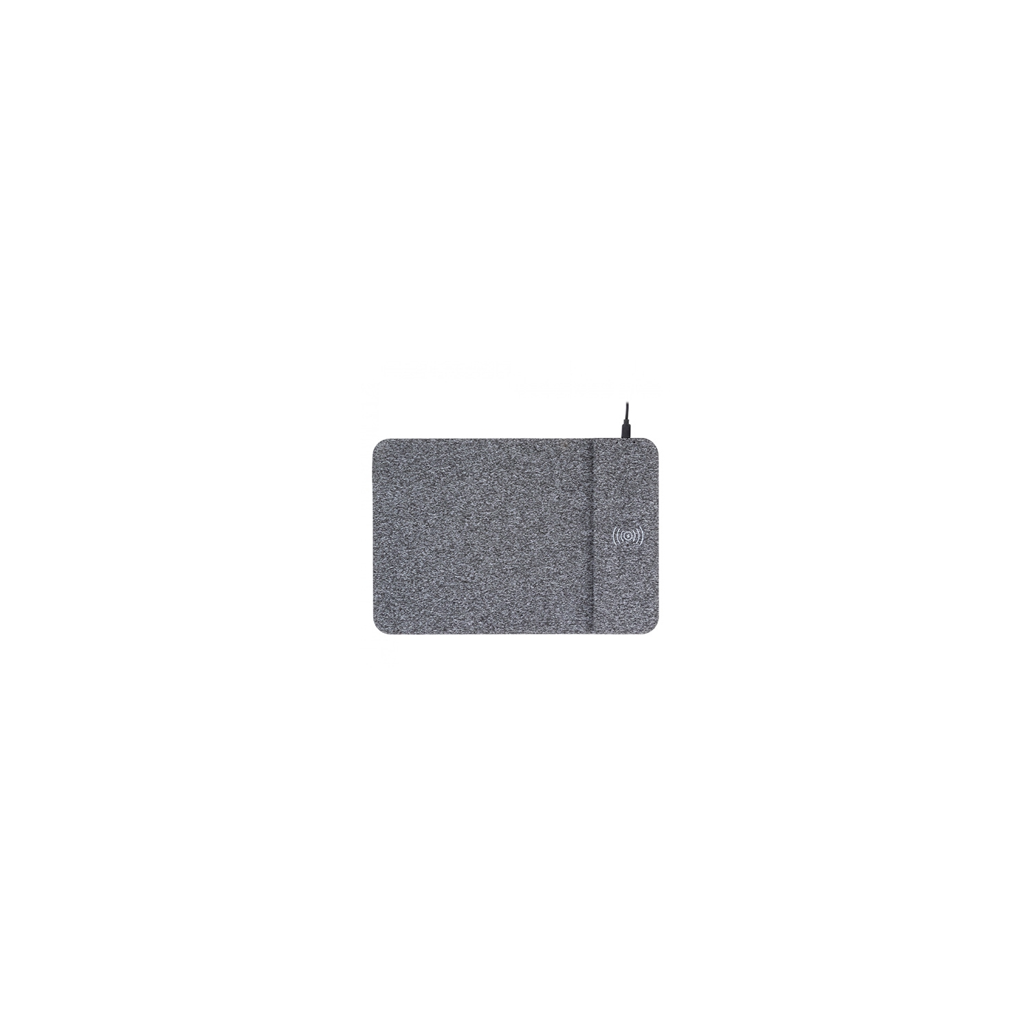Tapis de souris à recharge sans fil Qi PowerTrack d’Allsop - Gris