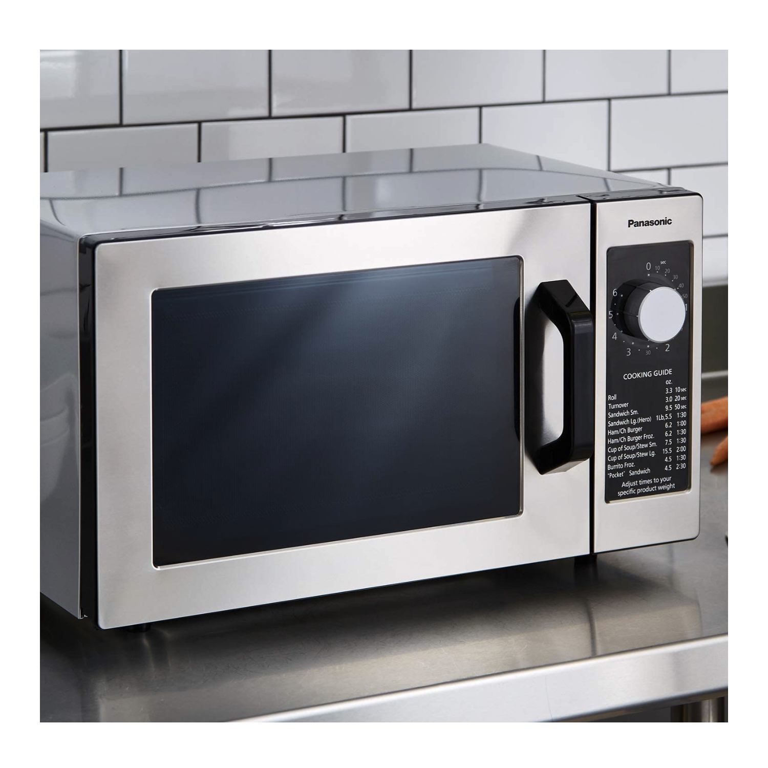 Panasonic 0,8 Cu. Micro-ondes commercial léger Ft, écran tactile - 1000 W de puissance de cuisson
