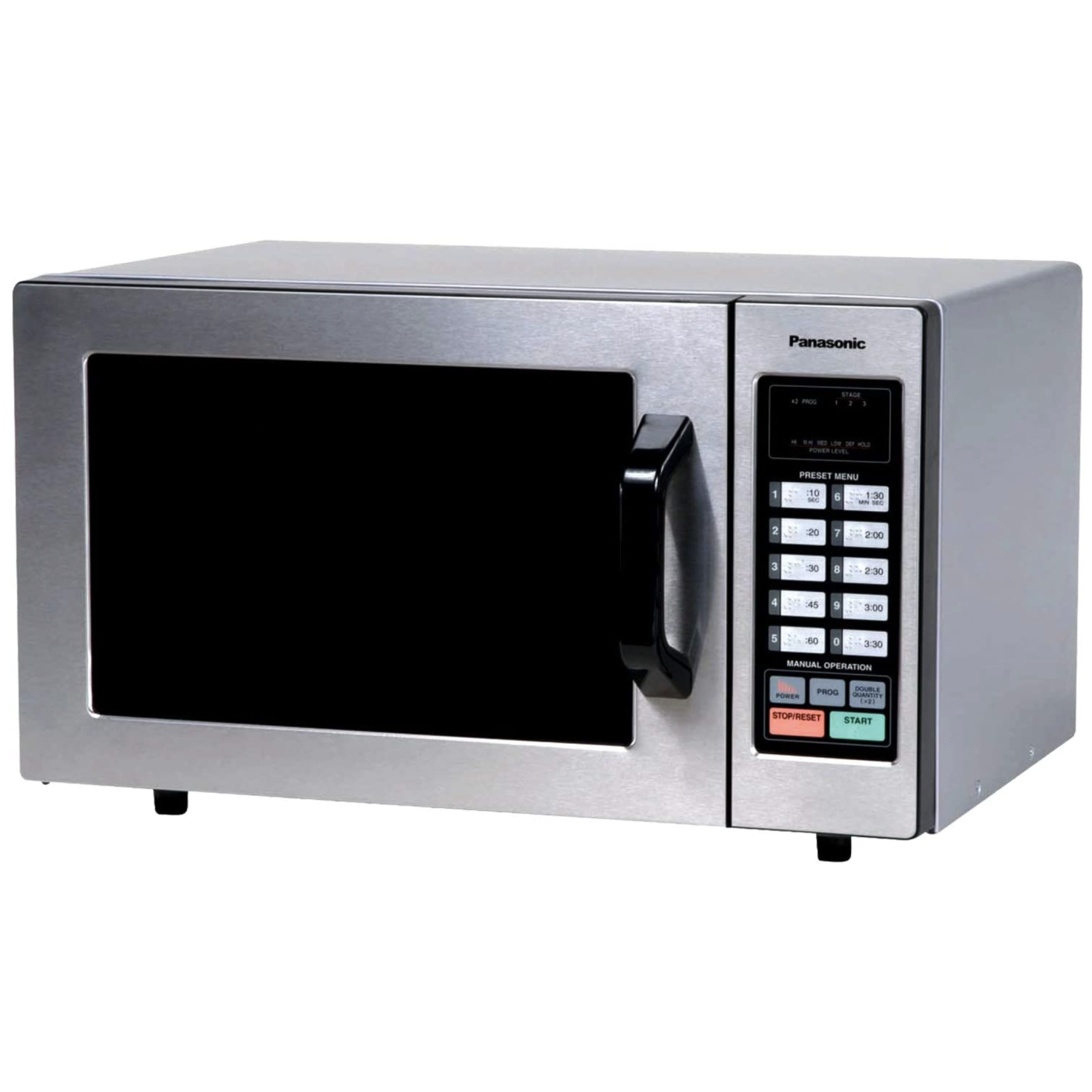 Panasonic 0.8 Cu. Ft Heavy-Duty Commercial Microwave, Touch Screen - 1000W of Cooking Power