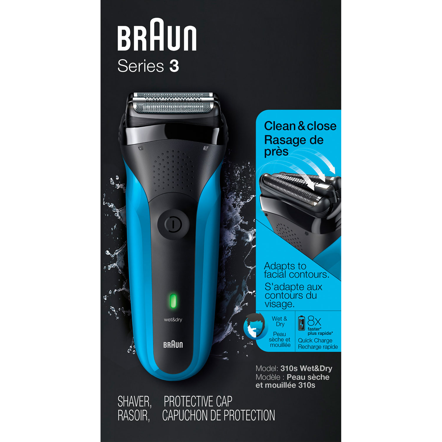Braun Series 3 Wet & Dry Shaver (310)