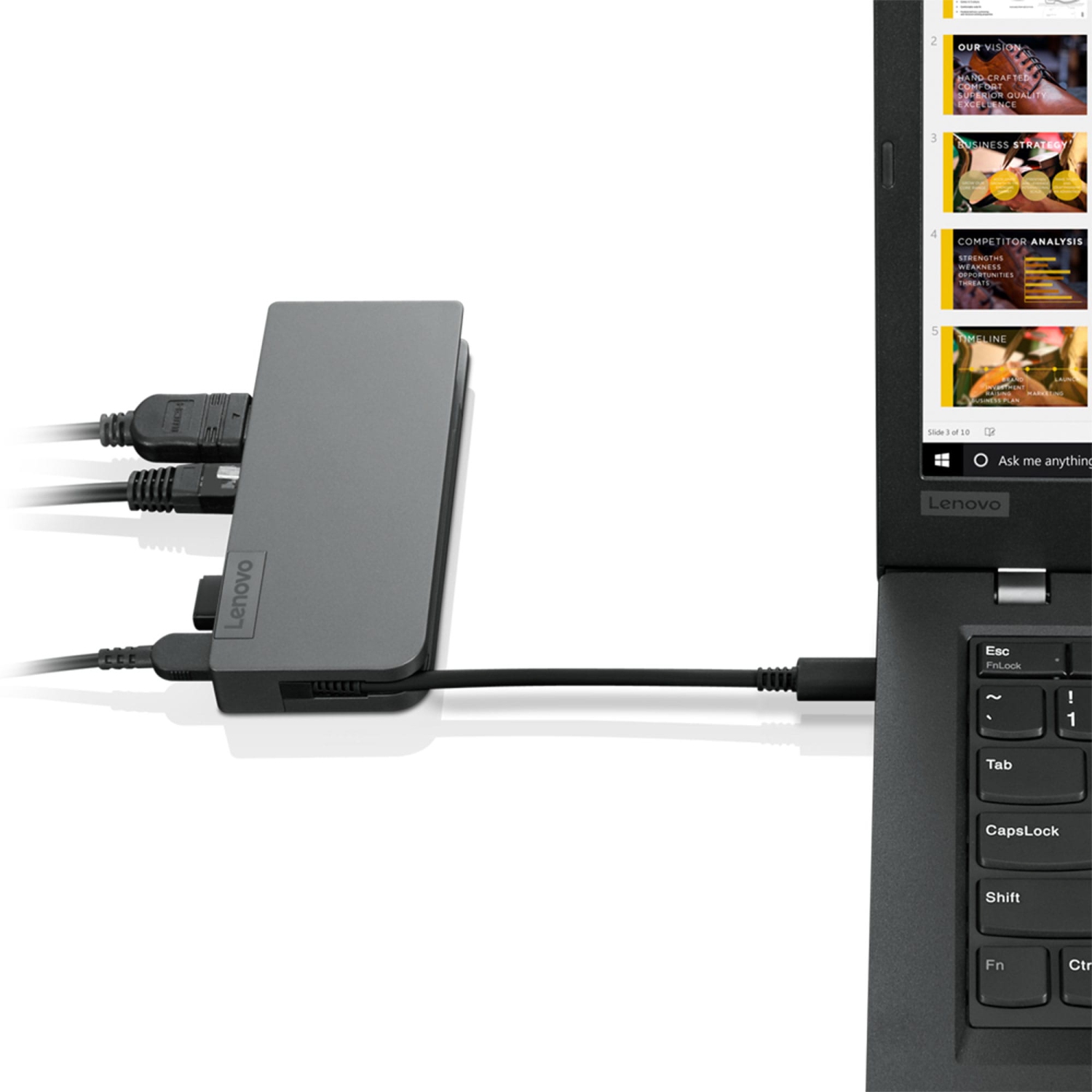 Lenovo Powered USB-C Travel Hub
