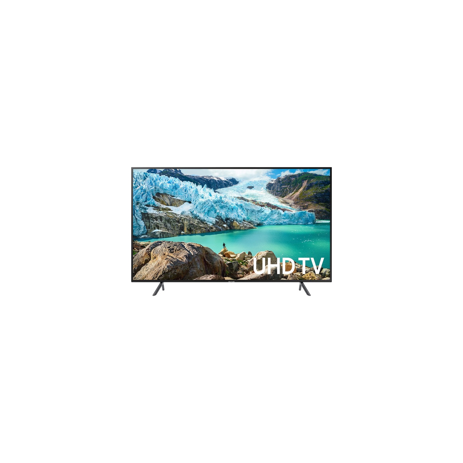 Samsung 43" RU7100 4K Ultra HD Smart TV (2019) (UN43RU7100FXZC) [Canada Version], Charcoal Black