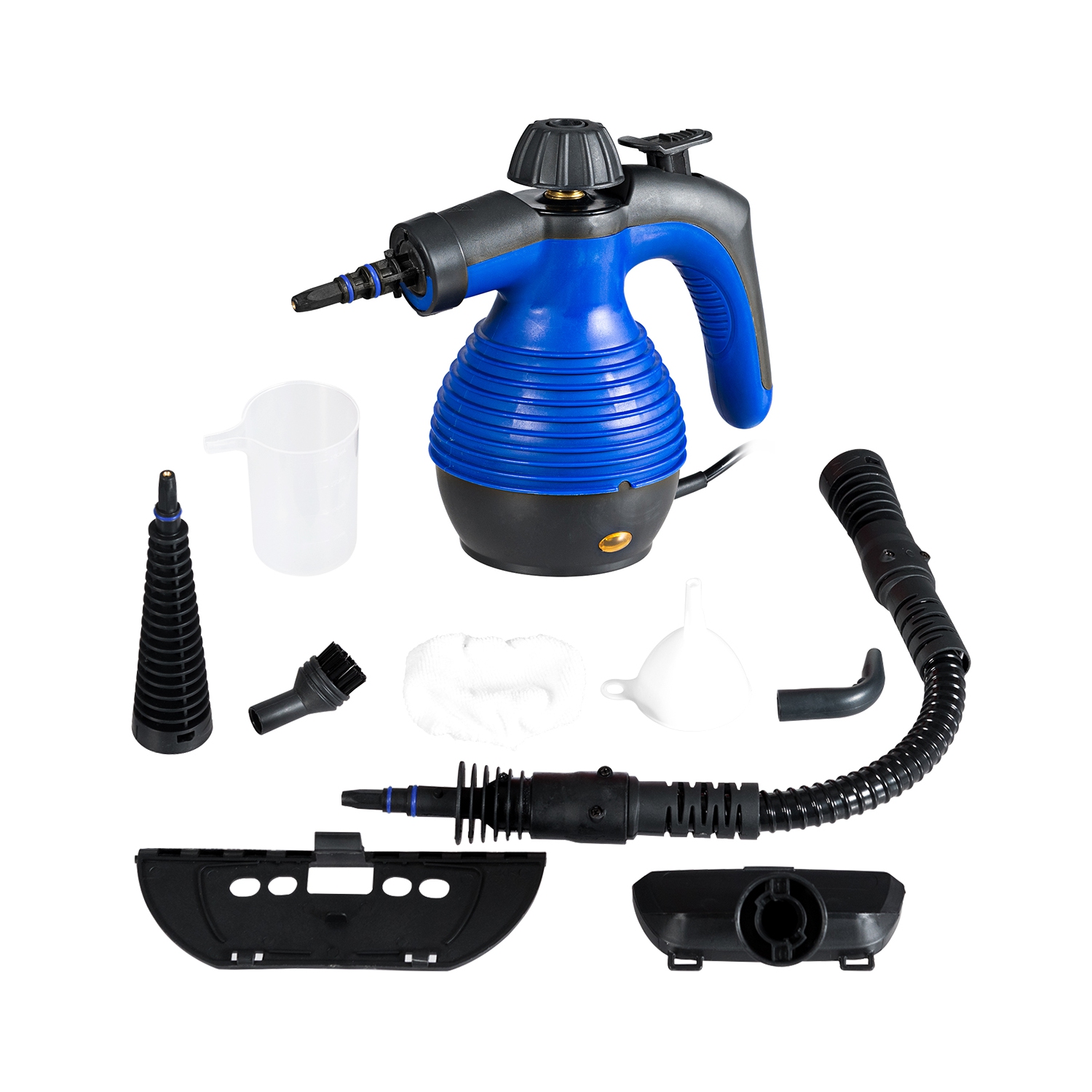 Costway Multifunction Portable Steamer Household Steam Cleaner 1050W W/Attachments Blue