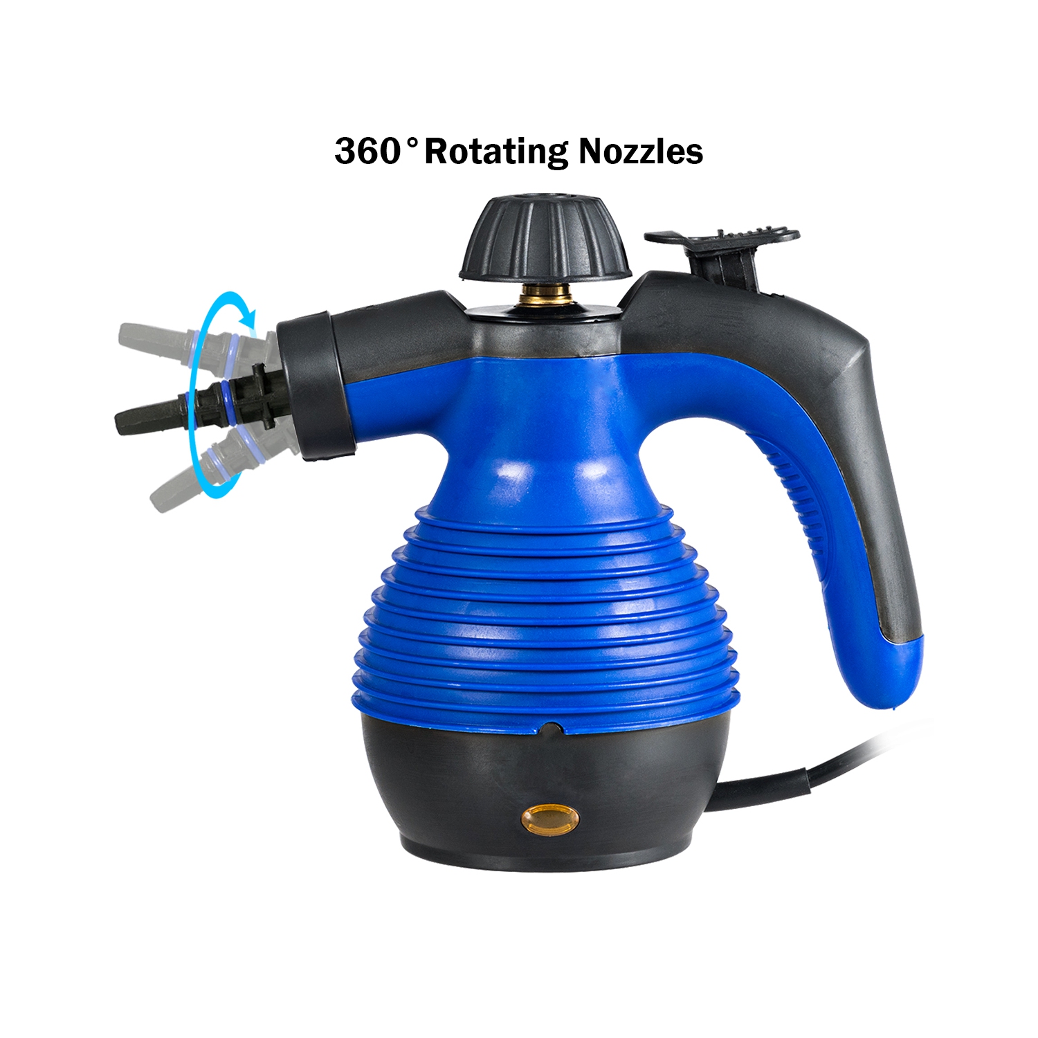 Costway Multifunction Portable Steamer Household Steam Cleaner 1050W W/Attachments Blue