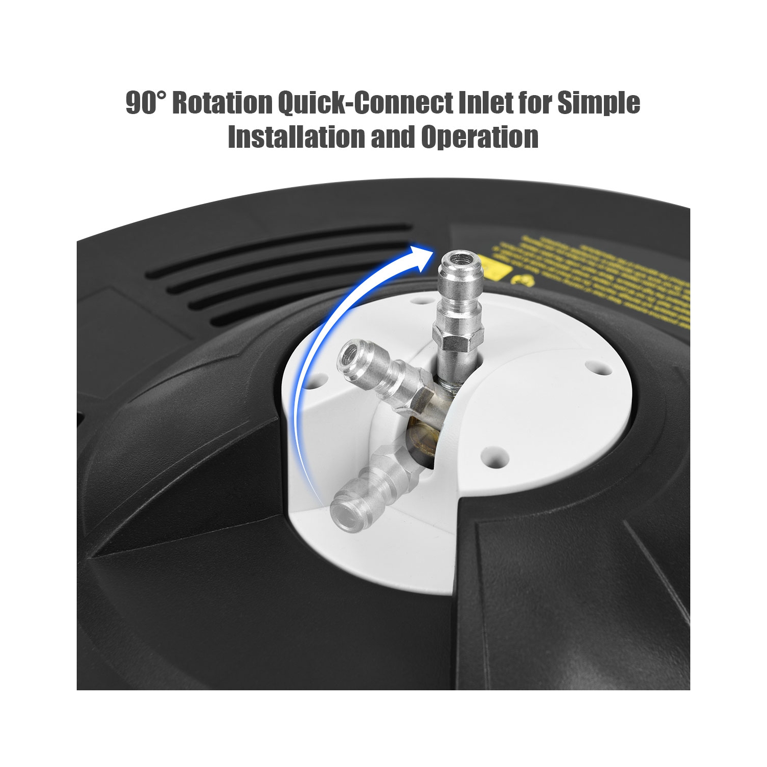 Costway 16-Inch Pressure Washer Surface Cleaner Attachment 3000 PSI