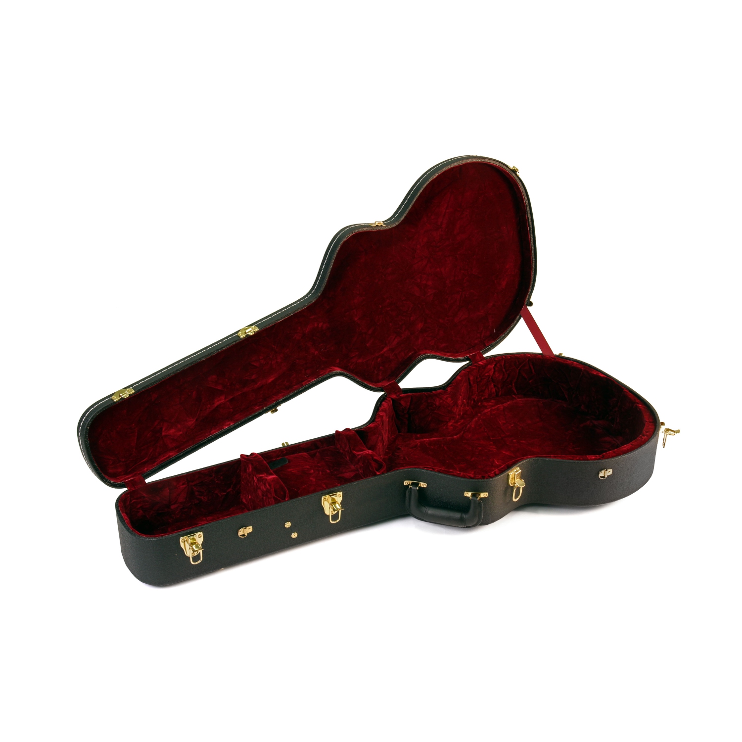 Étui de guitare jazz à surface arquée de luxe Super 400 style de Yorkville Sound