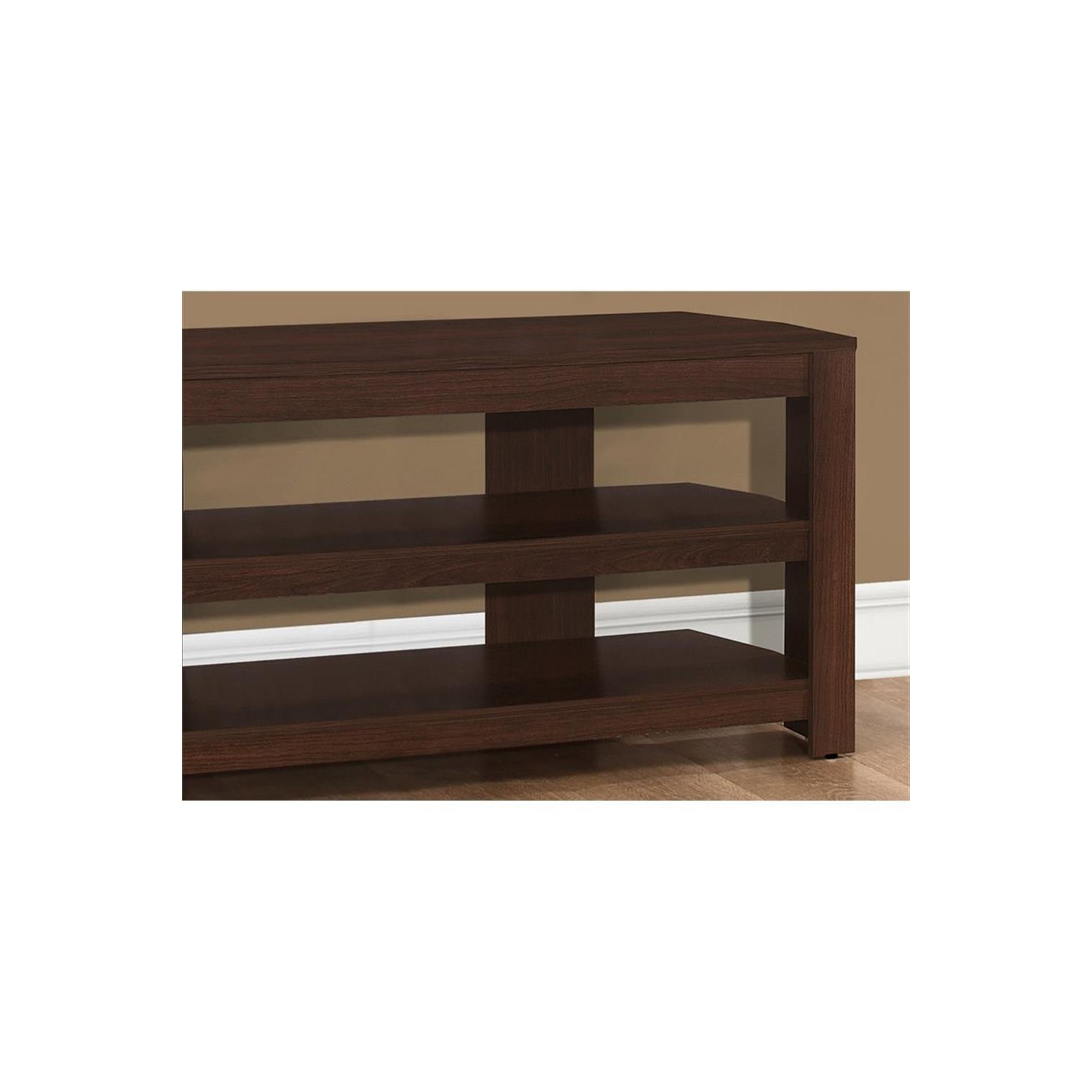 Monarch Specialties I 2554 Meuble Tv 42"L En Coin Cerise