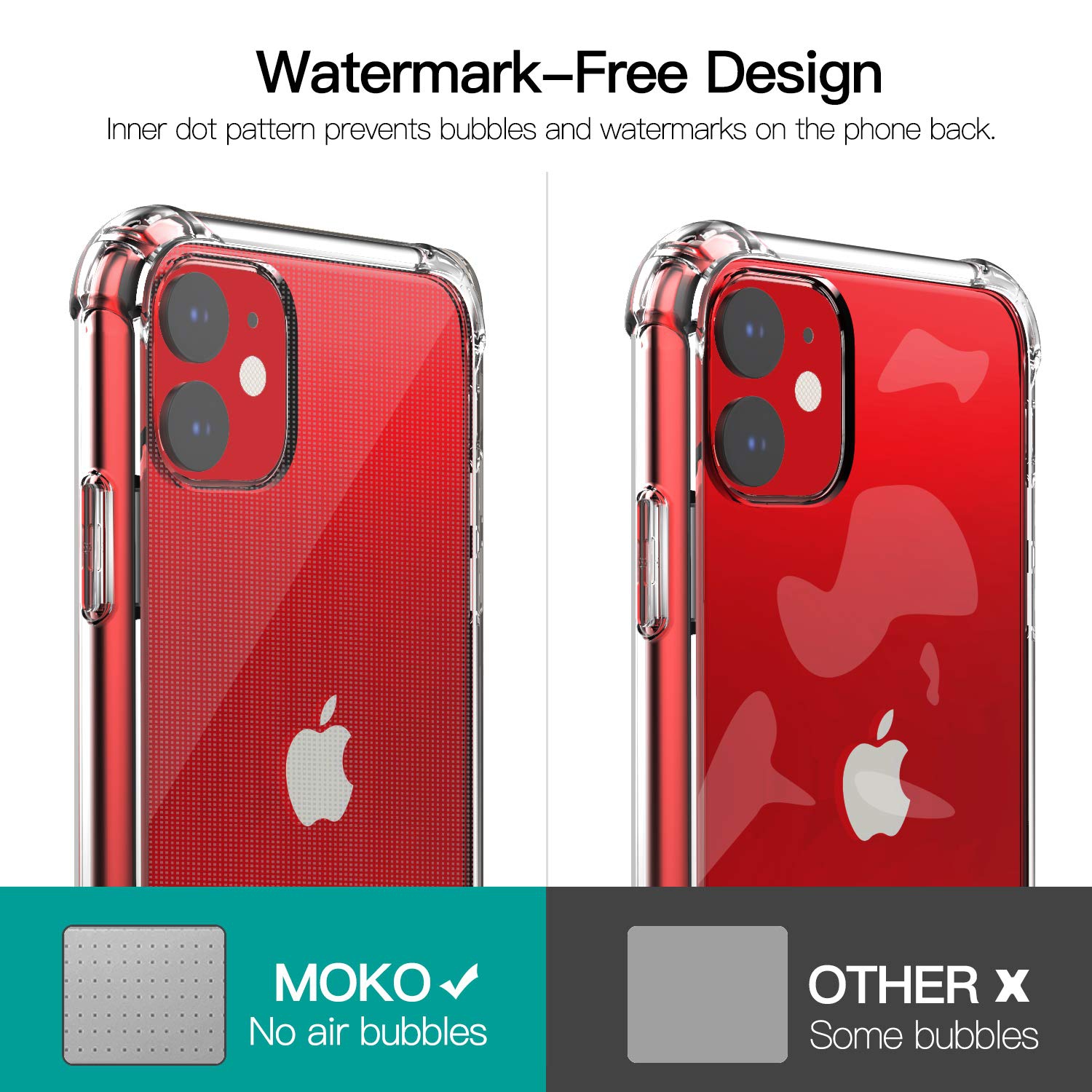 Étui iPhone 11, coins renforcés transparents en TPUR + panneau rigide transparent antirayure jaune