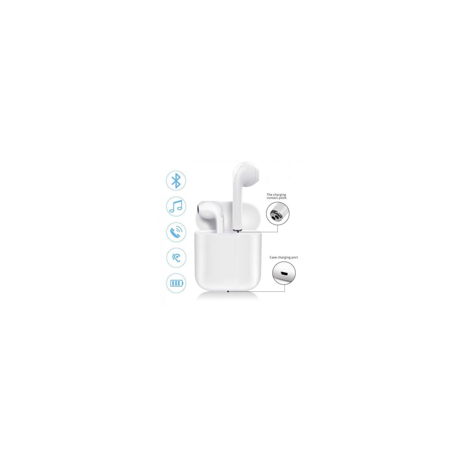 2020 I9S TWS Wireless Headphones Bluetooth Touch control Earbuds for iPhone and Android Smart Phones