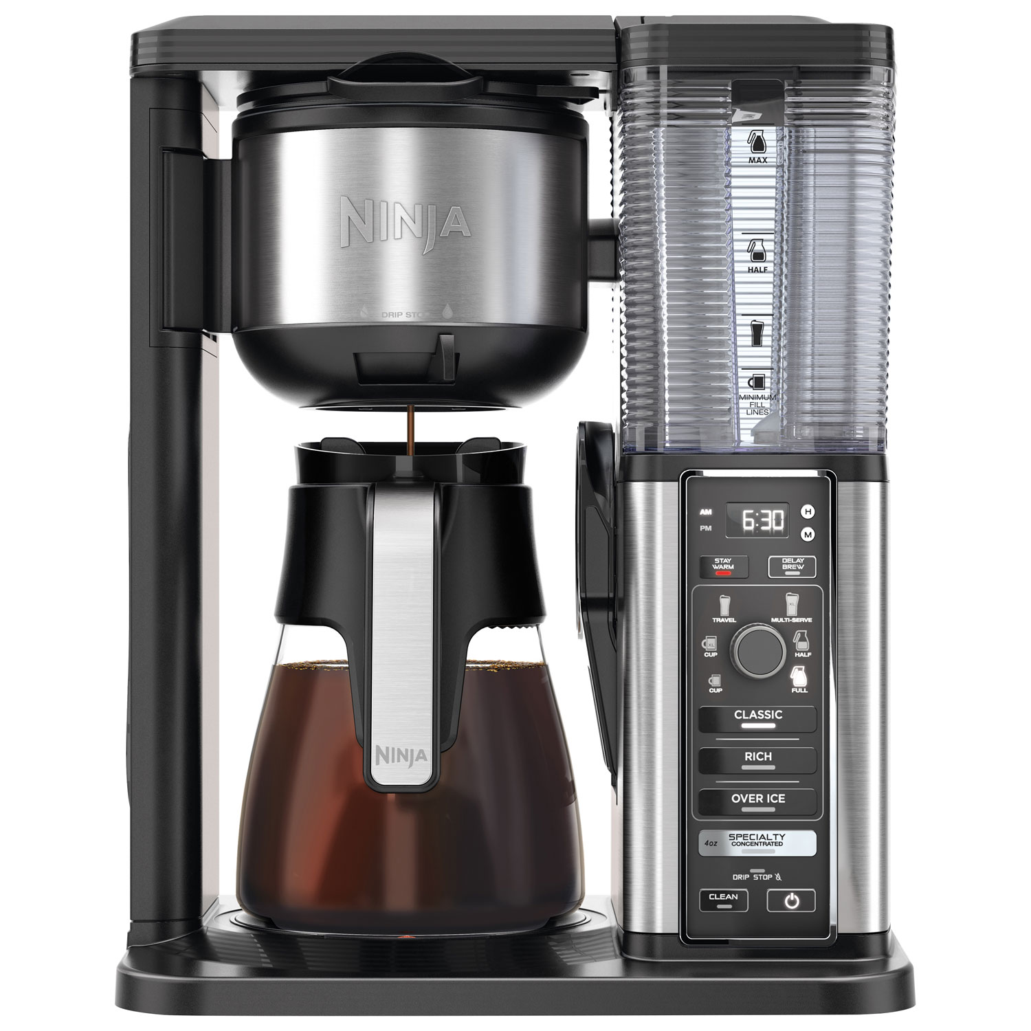 Ninja Specialty Multi-Use Coffee Maker with Milk Frother - 10 Cup - Black - Only at Best Buy