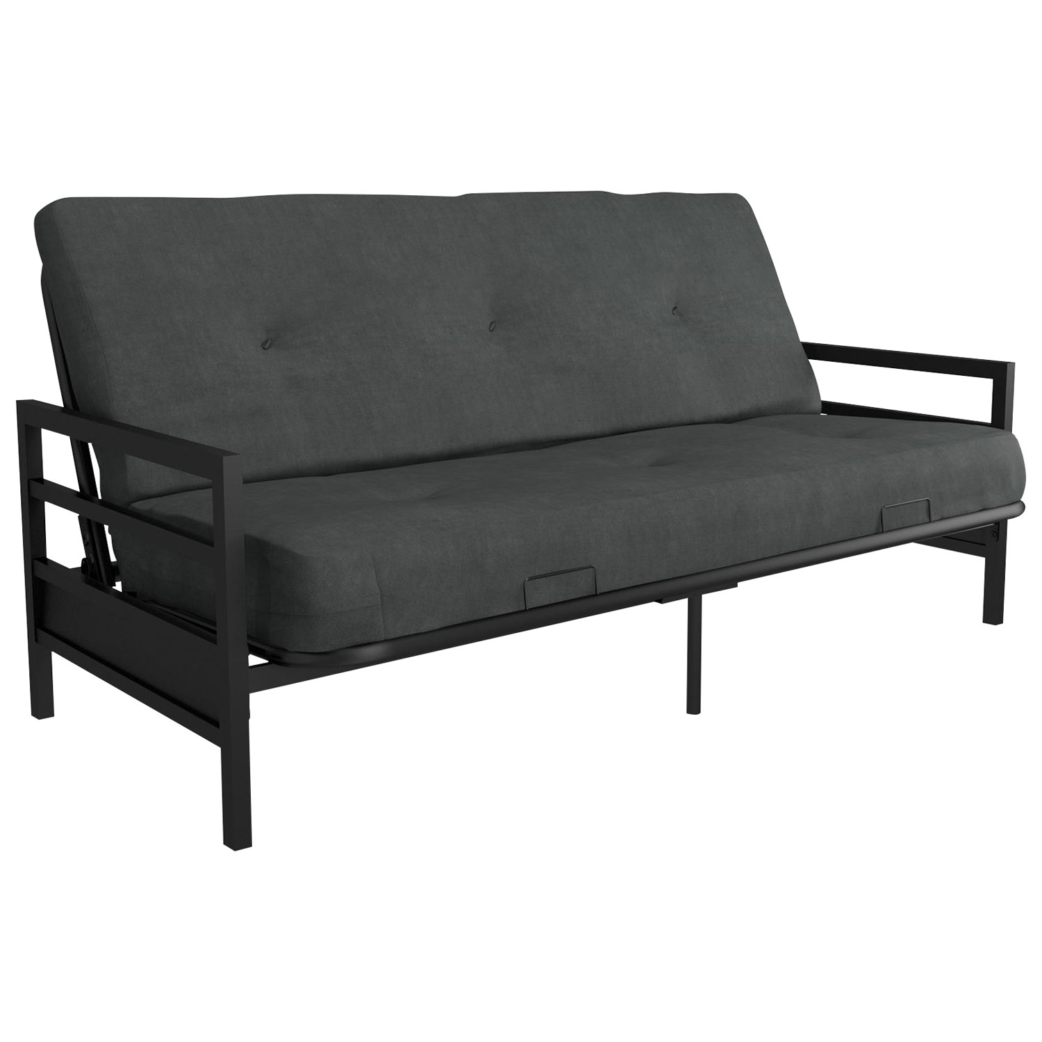 Futon en polyester contemporain Rio de DHP - Gris