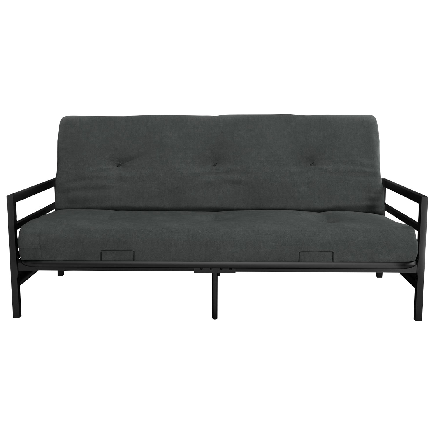 Futon en polyester contemporain Rio de DHP - Gris