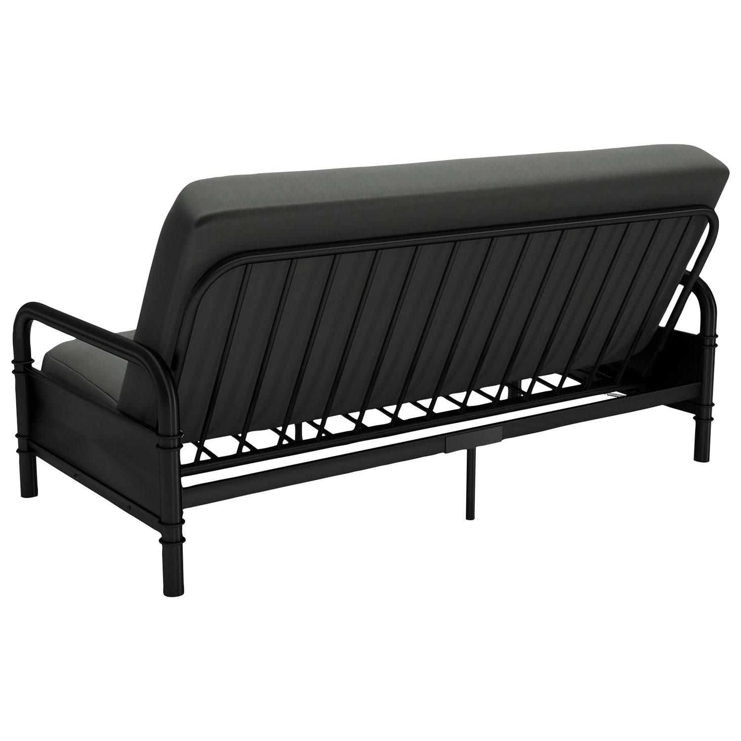 Futon en polyester contemporain Mali de DHP - Gris