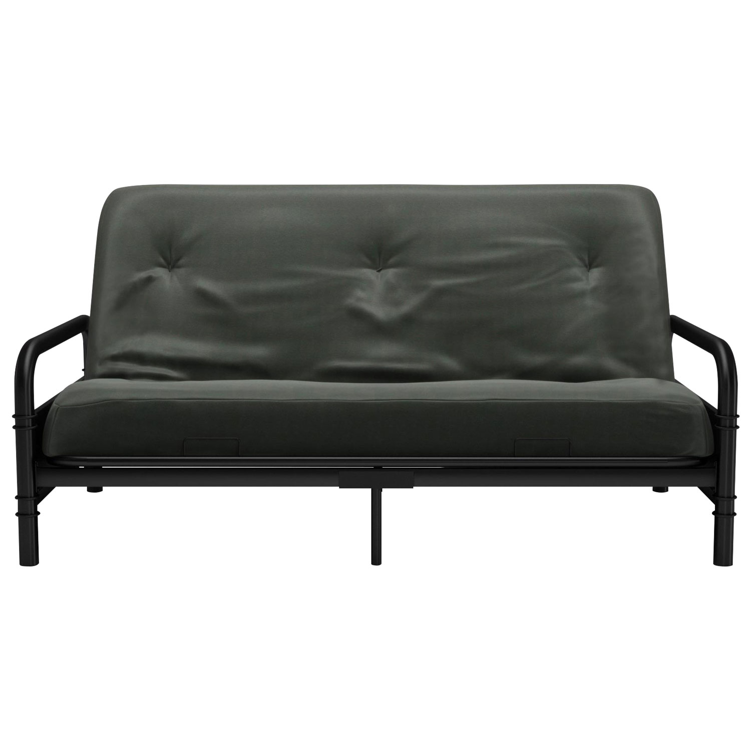 Futon en polyester contemporain Mali de DHP - Gris