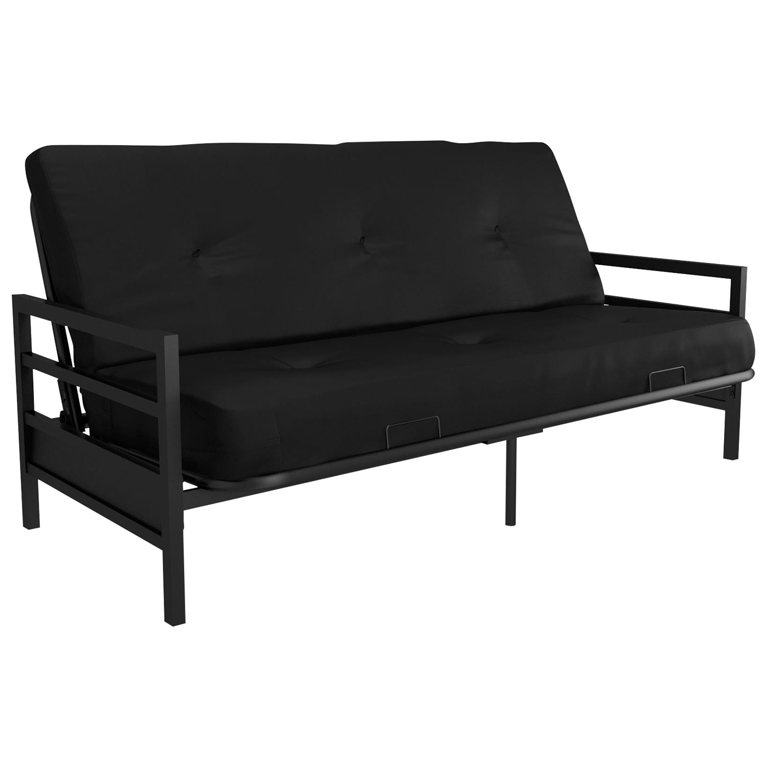 Futon en polyester contemporain Rio de DHP - Noir