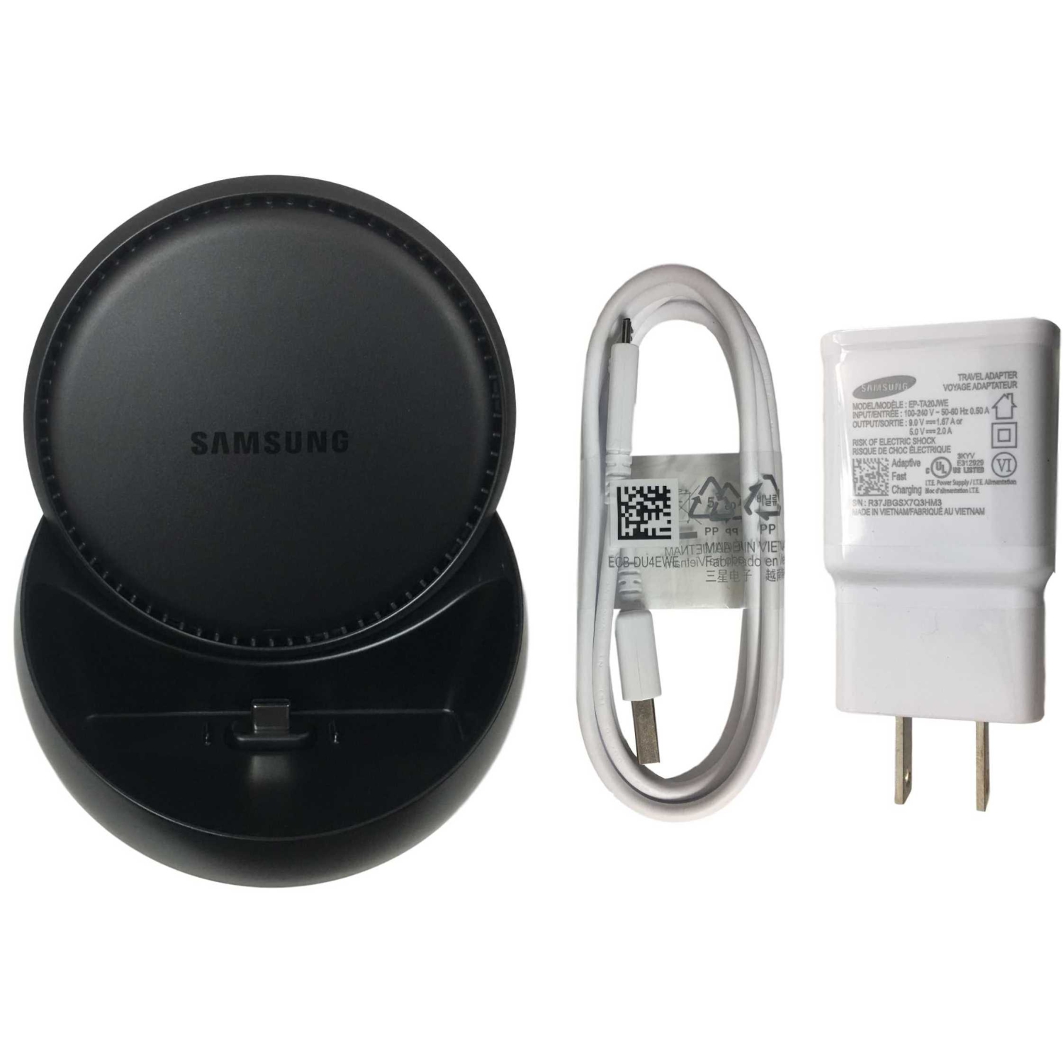 (Refurbished - Good) Samsung EE-MG950 DeX Station Wireless Qi Charging Dock Desktop Experience Black