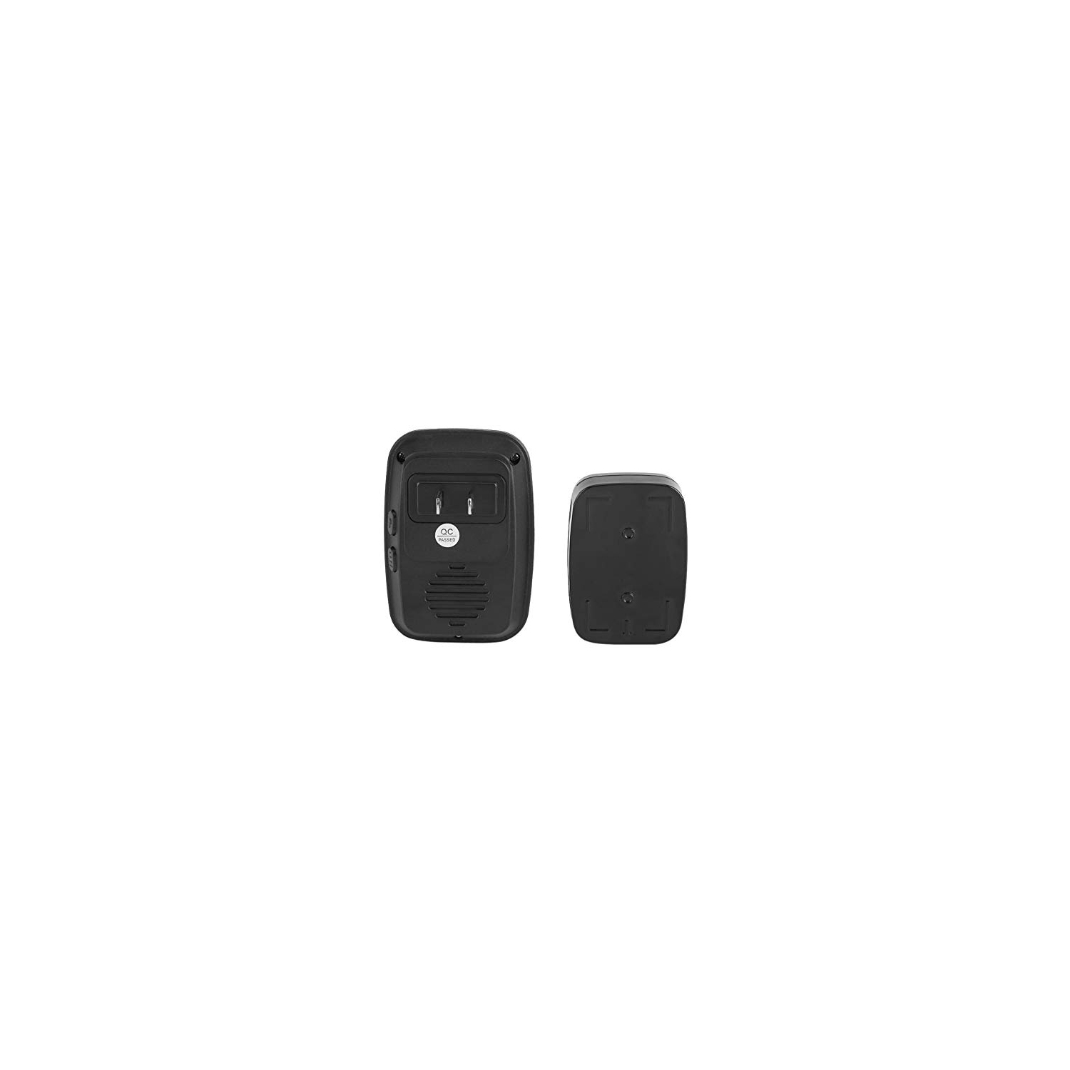 Wireless Doorbell Kit 1 Receiver & 1 Transmitter Wireless Door Bell Chime Kit Remote Control Waterproof Plug LED Light