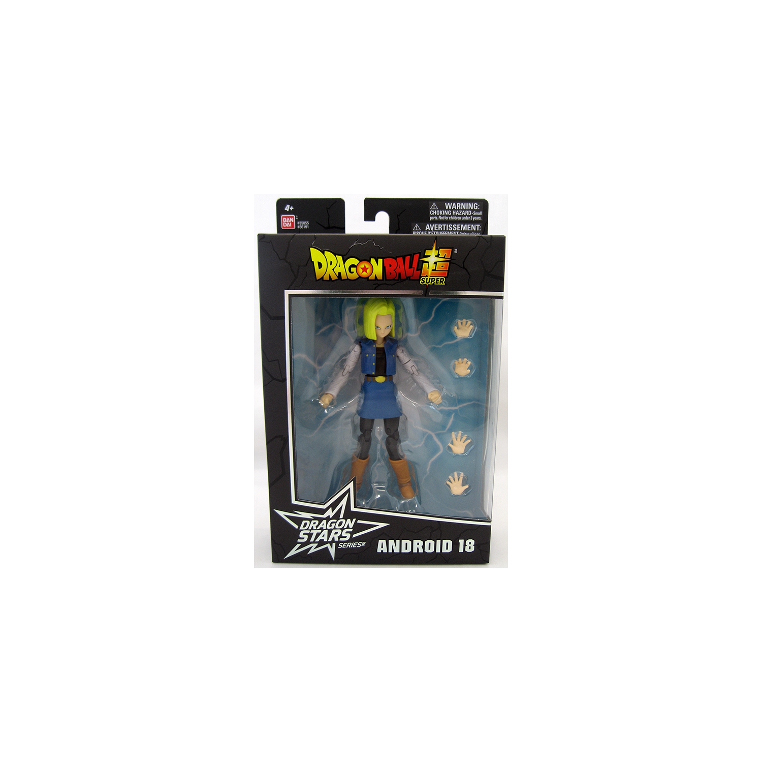 Figurine d'action Dragonball Super de 6&nbsp;po Dragon Stars - Android 18