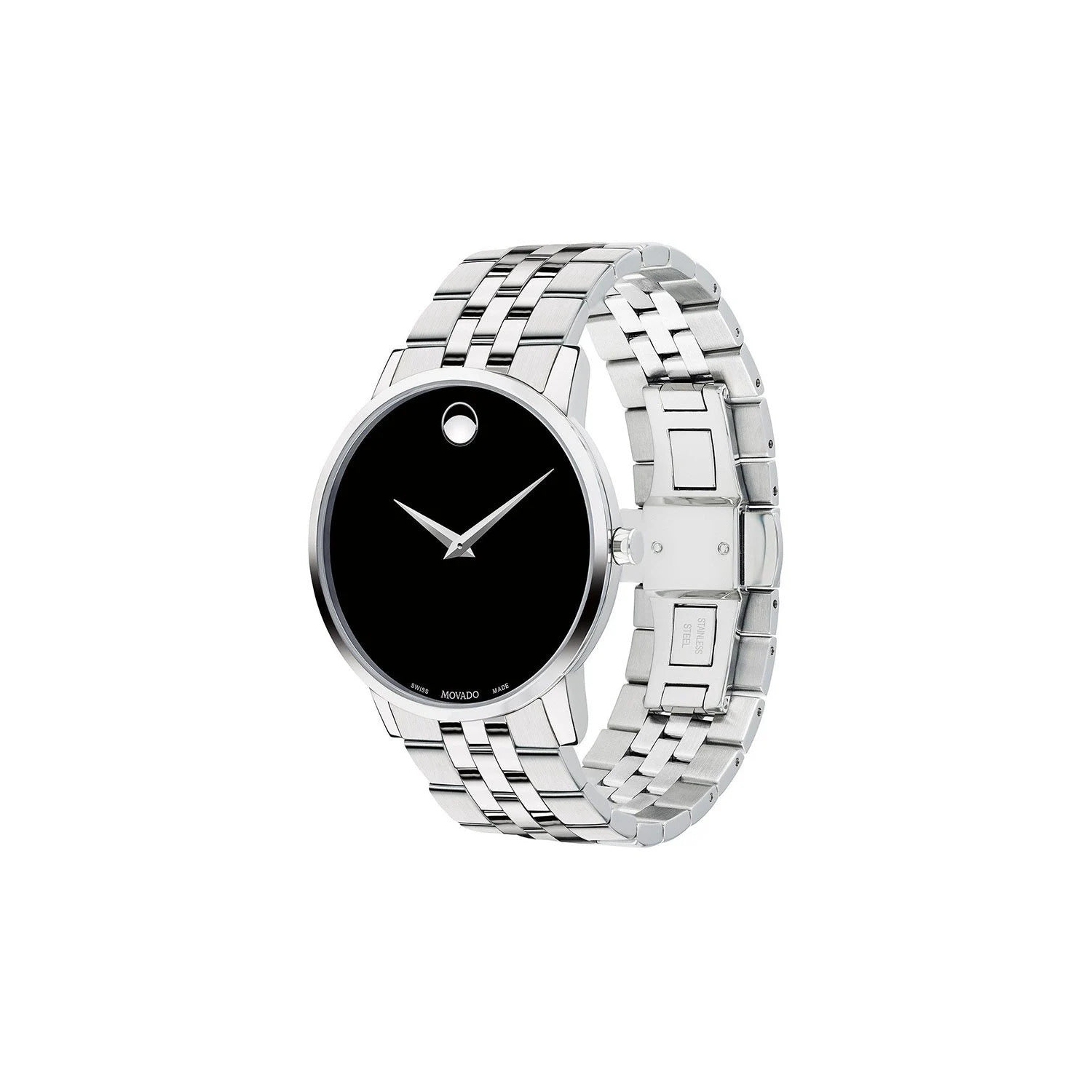 All black discount movado mens watch