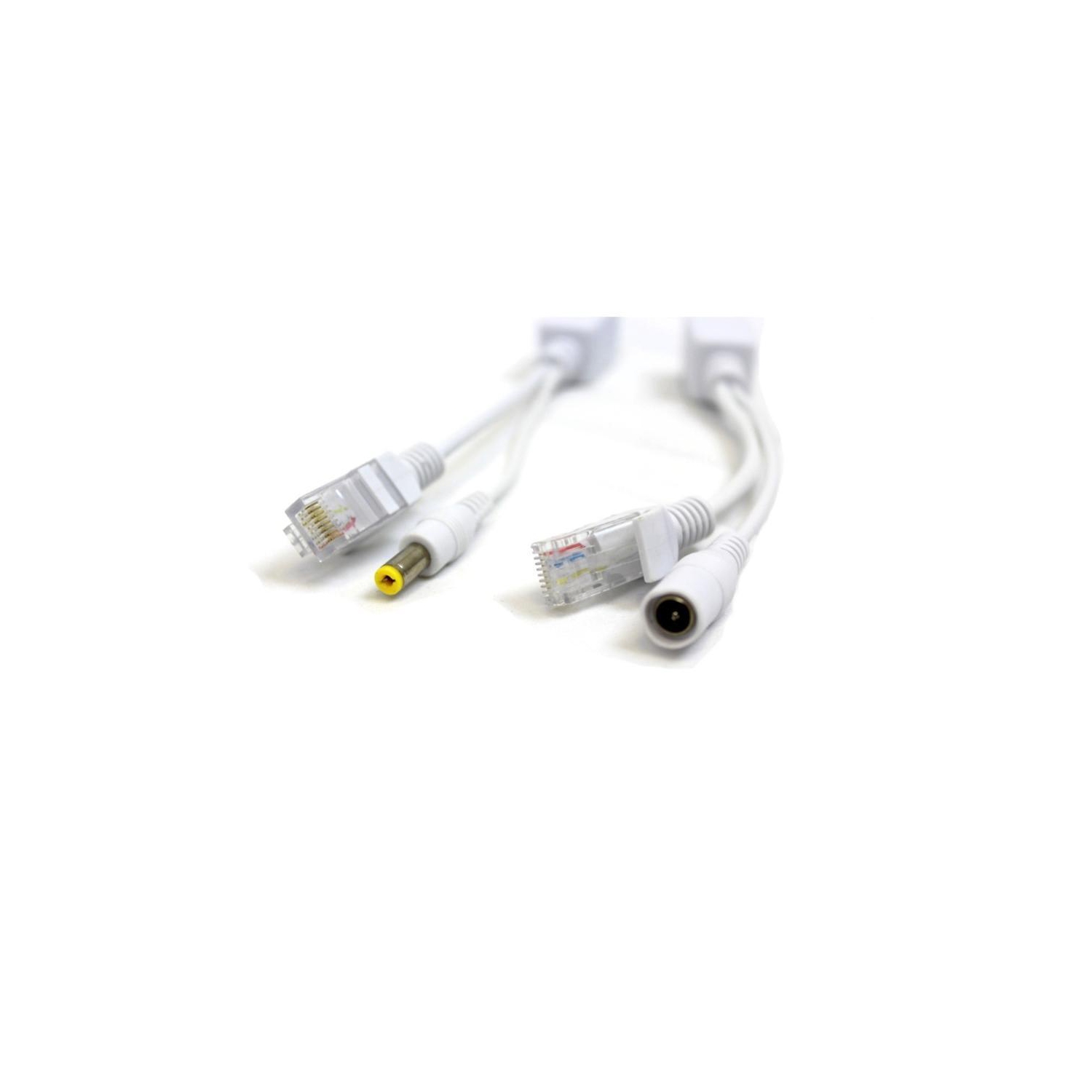 Rallonge Ethernet CAT6 Globaltone 03539 avec Power White